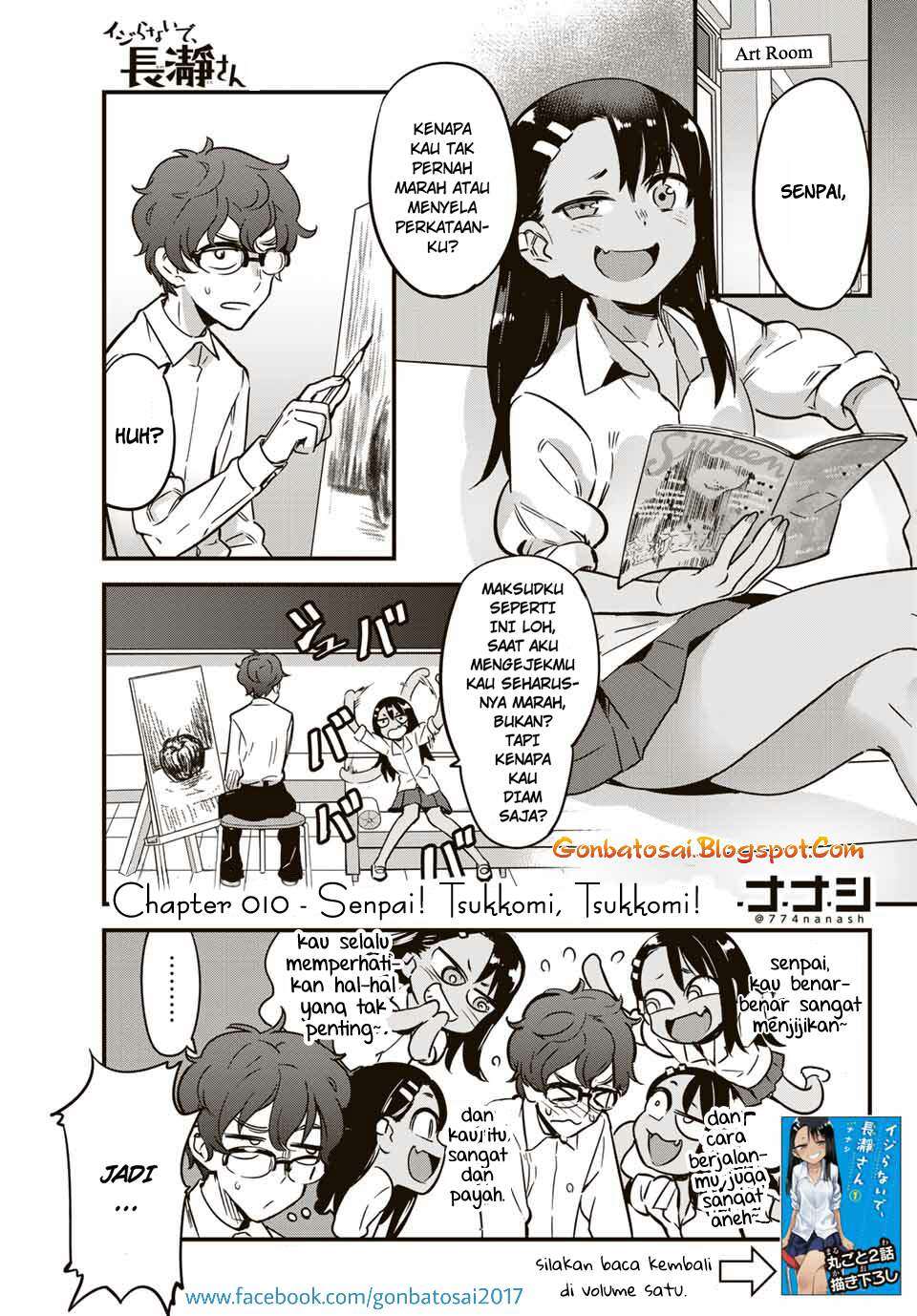 Baca Manga Ijiranaide, Nagatoro-san Chapter 10 Gambar 2