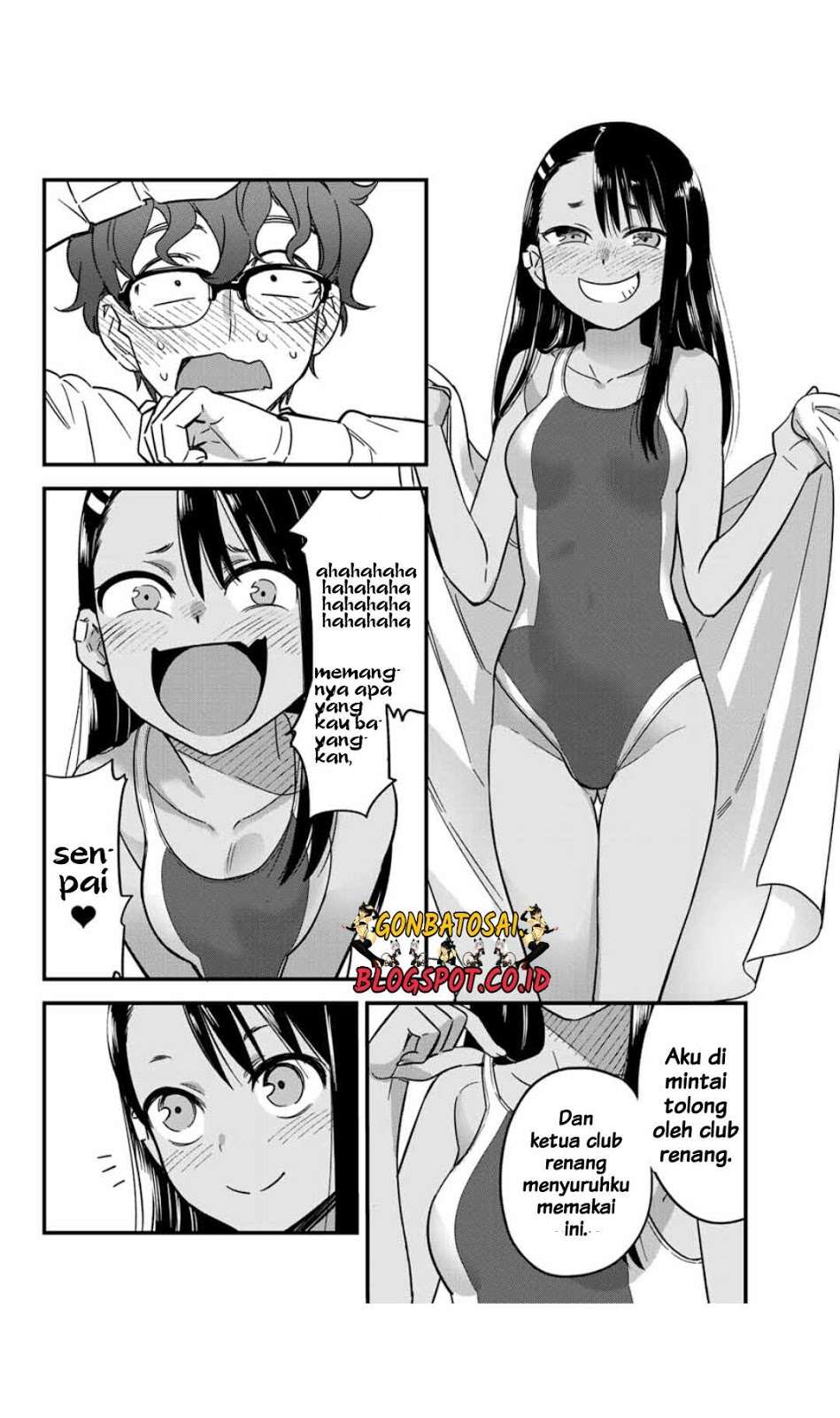 Baca Manga Ijiranaide, Nagatoro-san Chapter 4.5 Gambar 2