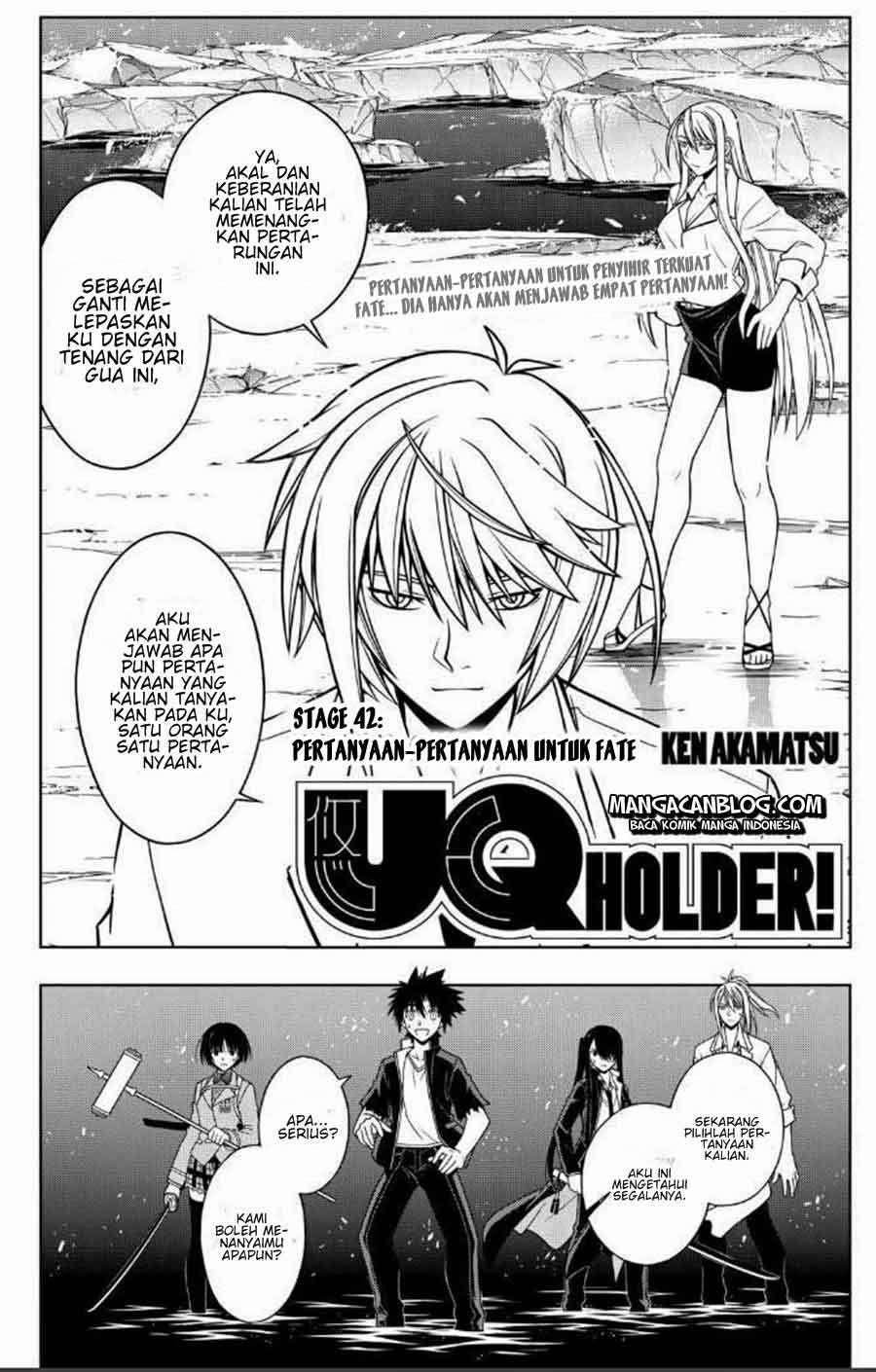 Baca Komik UQ Holder! Chapter 42 Gambar 1