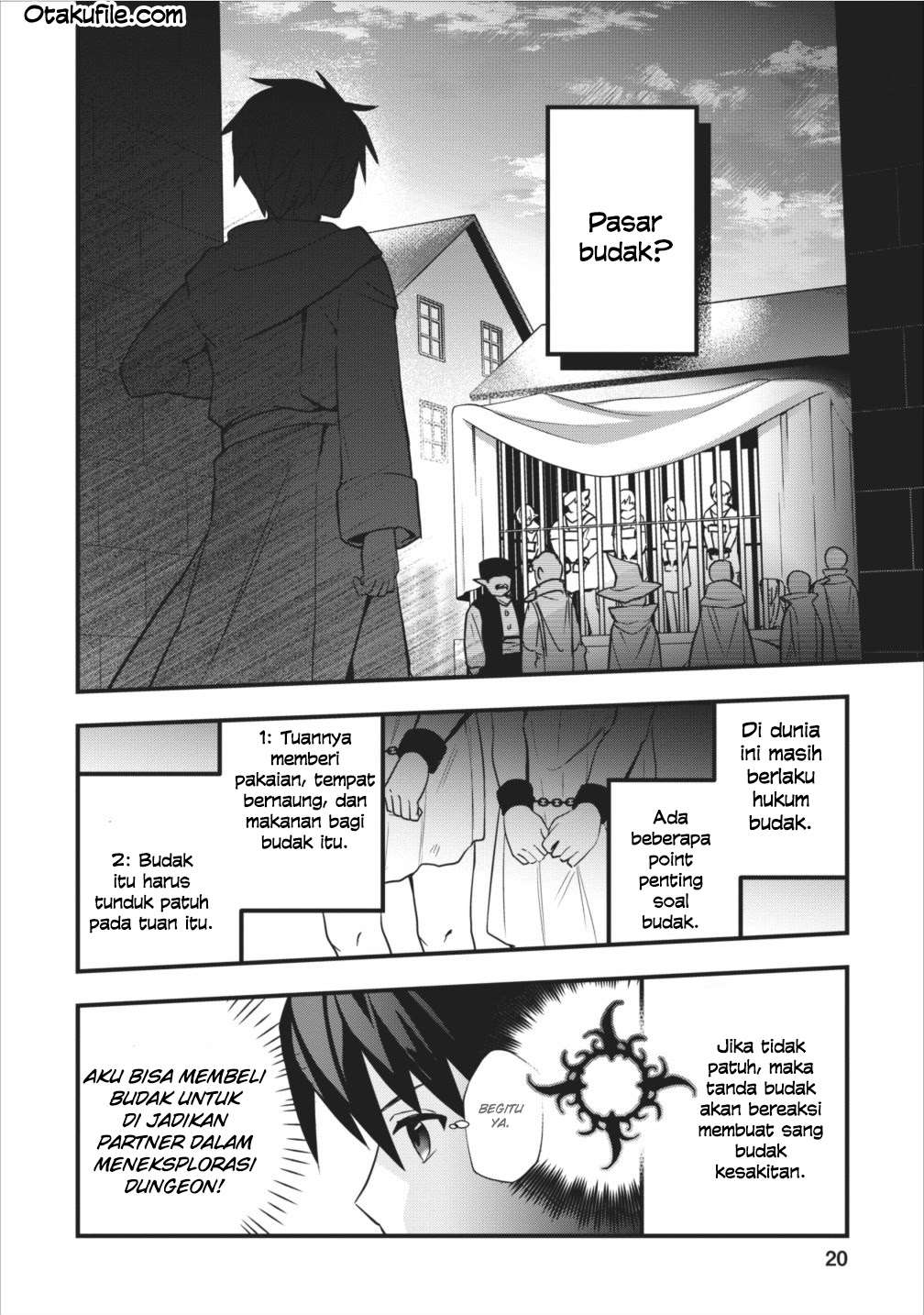 Isekai no Meikyuu Toshi de Chiyu Mahoutsukai Yattemasu Chapter 1 Gambar 20