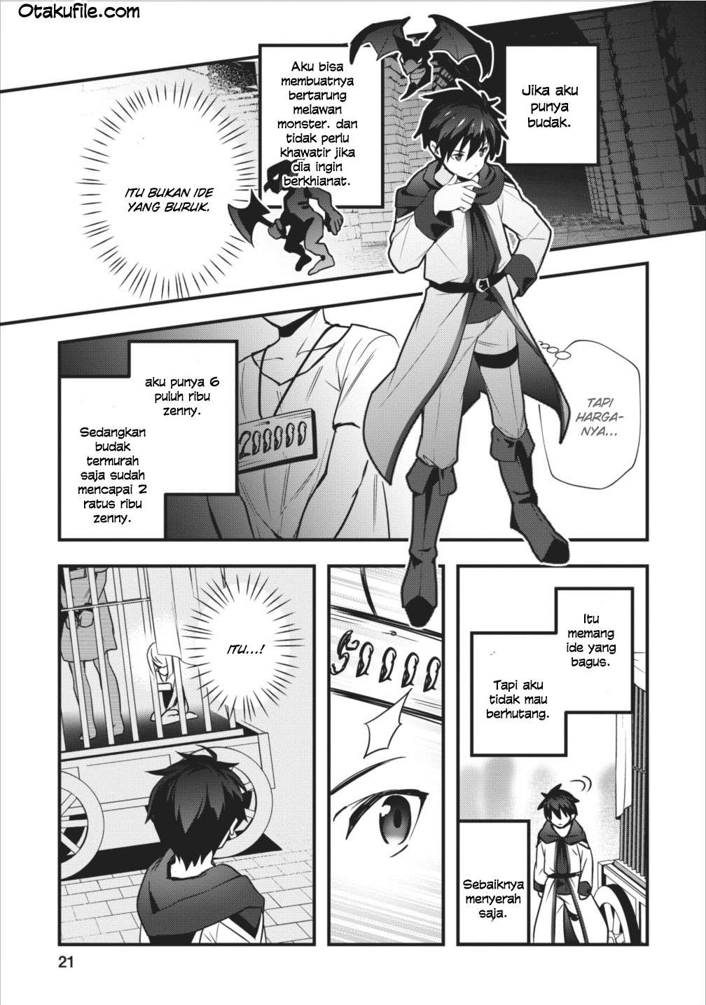 Isekai no Meikyuu Toshi de Chiyu Mahoutsukai Yattemasu Chapter 1 Gambar 21