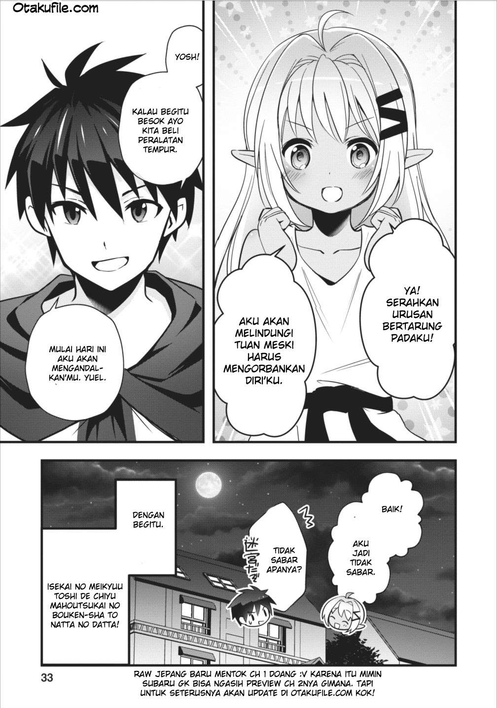 Isekai no Meikyuu Toshi de Chiyu Mahoutsukai Yattemasu Chapter 1 Gambar 33