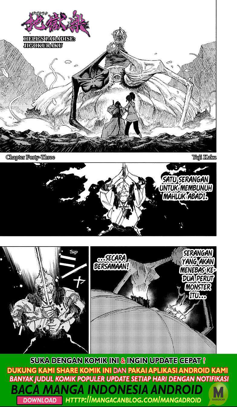 Baca Komik Jigokuraku Chapter 43 Gambar 1