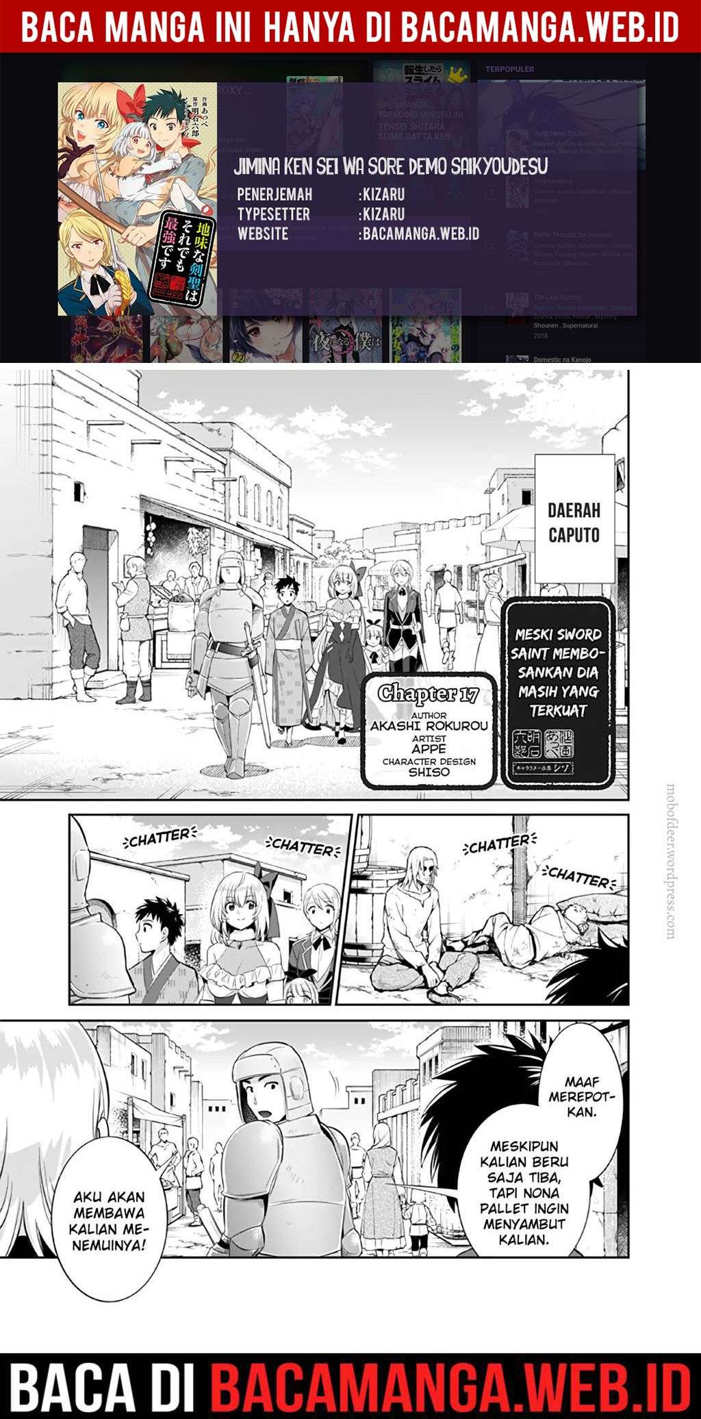 Baca Komik Jimi na Kensei wa Sore Demo Saikyou desu Chapter 17 Gambar 1