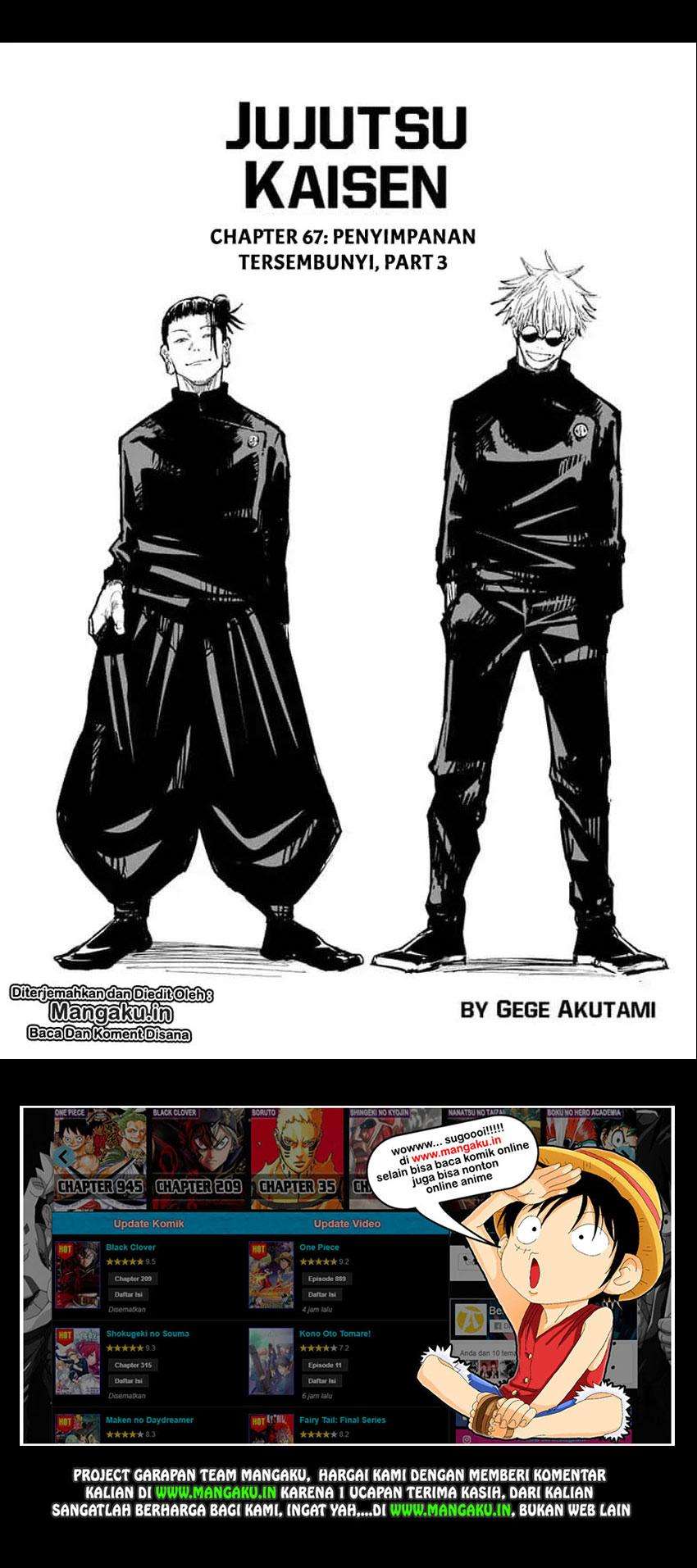 Baca Manga Jujutsu Kaisen Chapter 67 Gambar 2