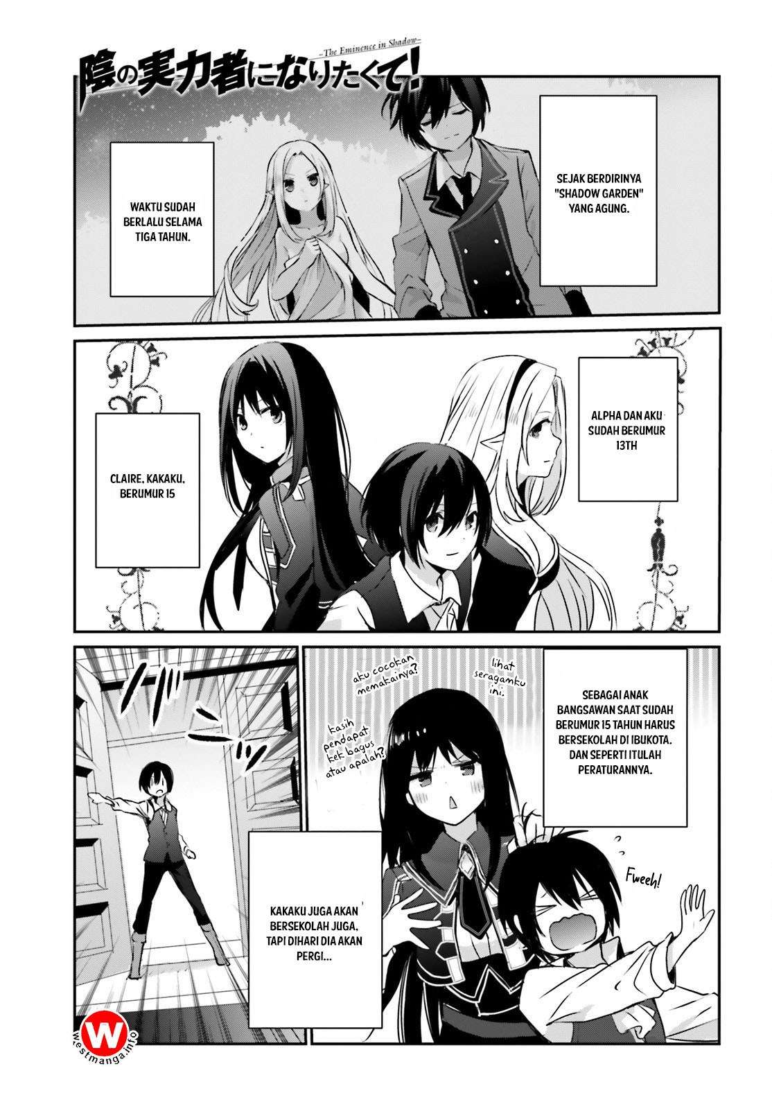 Baca Komik Kage no Jitsuryokusha ni Naritakute Chapter 2 Gambar 1