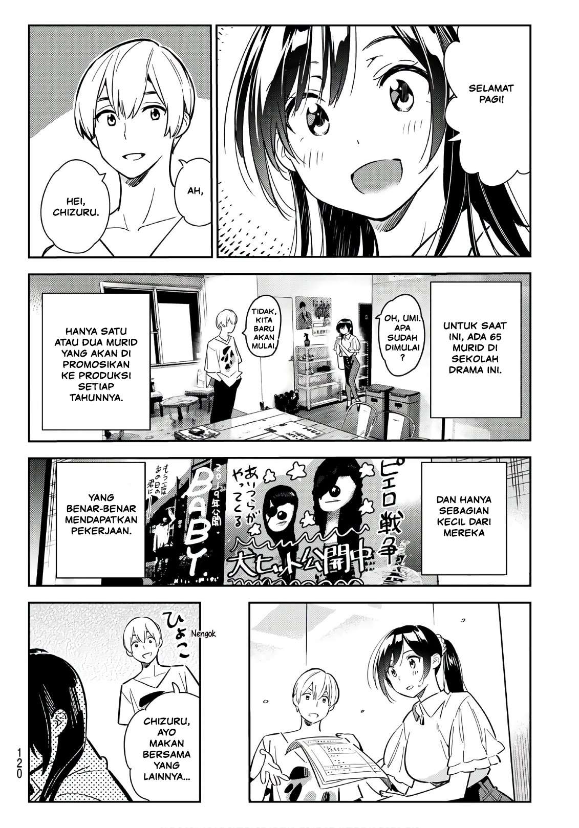 Kanojo Okarishimasu Chapter 99 Gambar 9