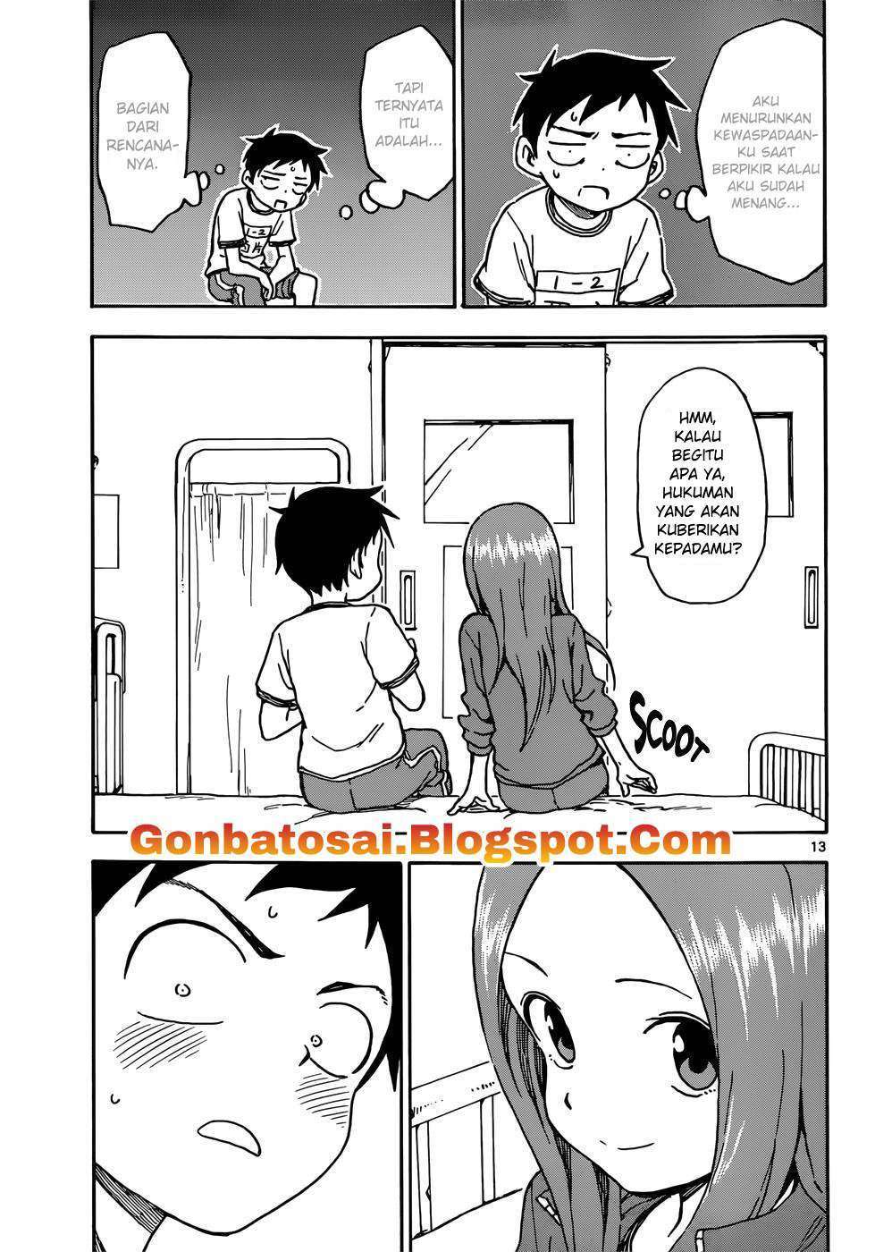 Karakai Jouzu no Takagi-san Chapter 68 Gambar 15