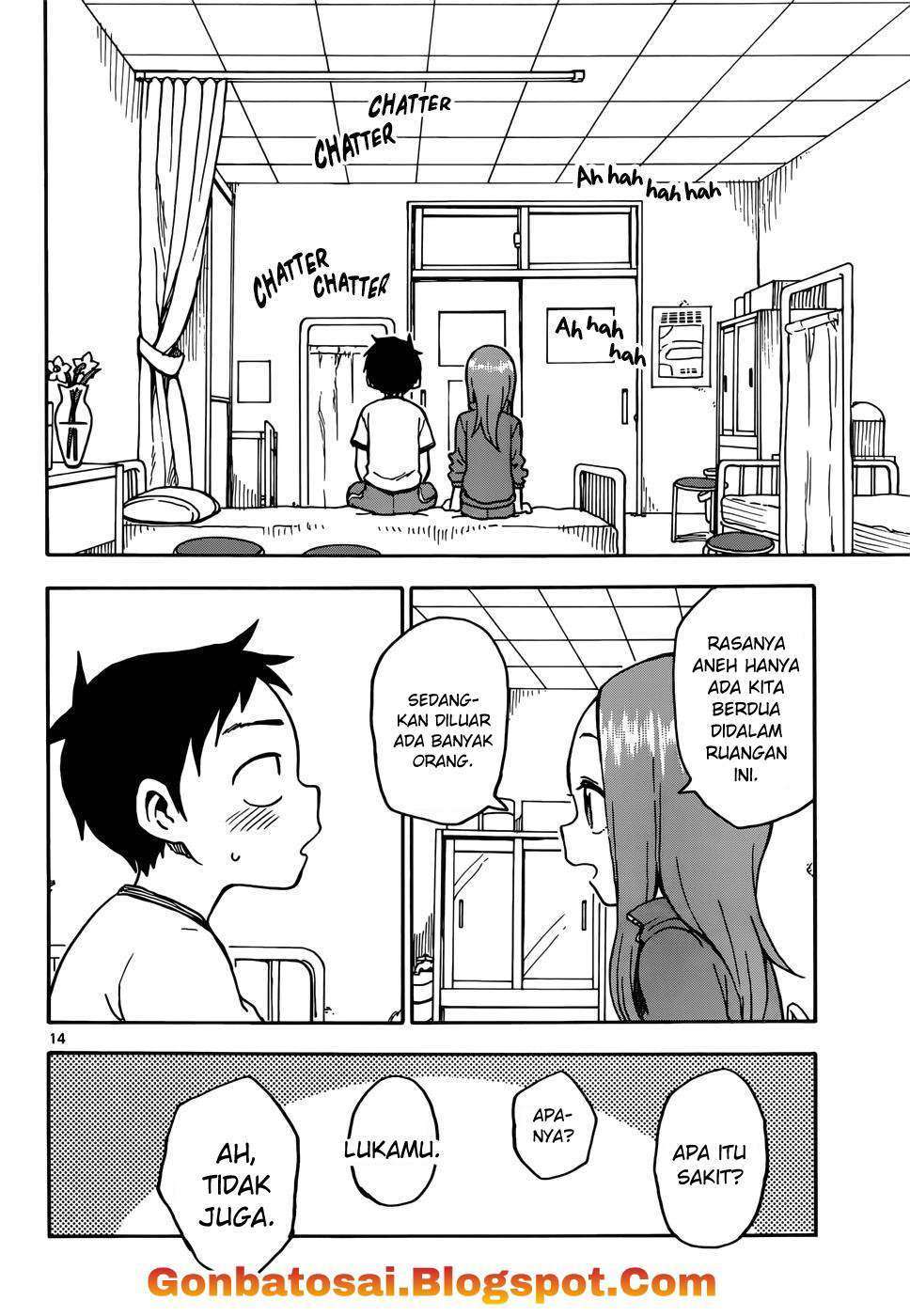 Karakai Jouzu no Takagi-san Chapter 68 Gambar 16