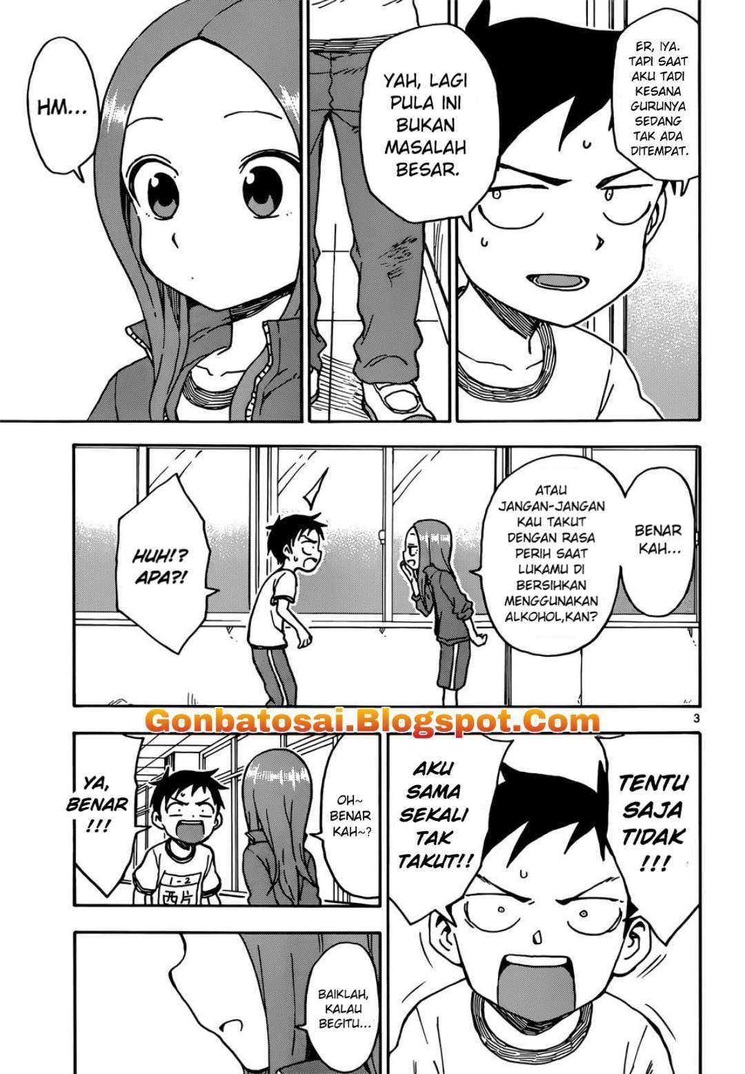 Karakai Jouzu no Takagi-san Chapter 68 Gambar 4