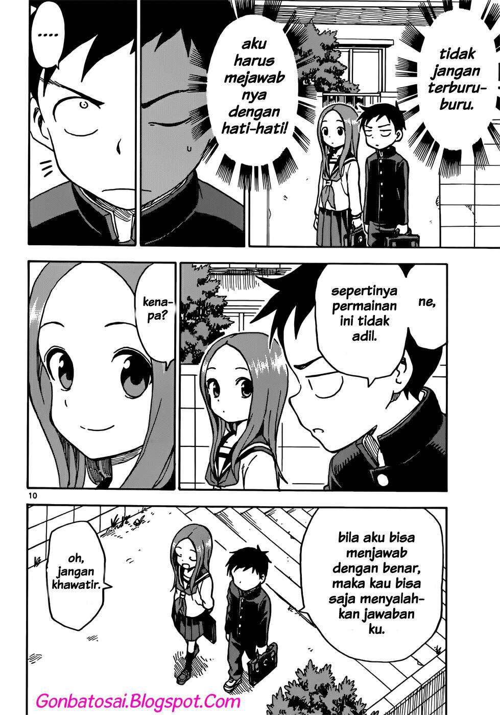 Karakai Jouzu no Takagi-san Chapter 67 Gambar 13