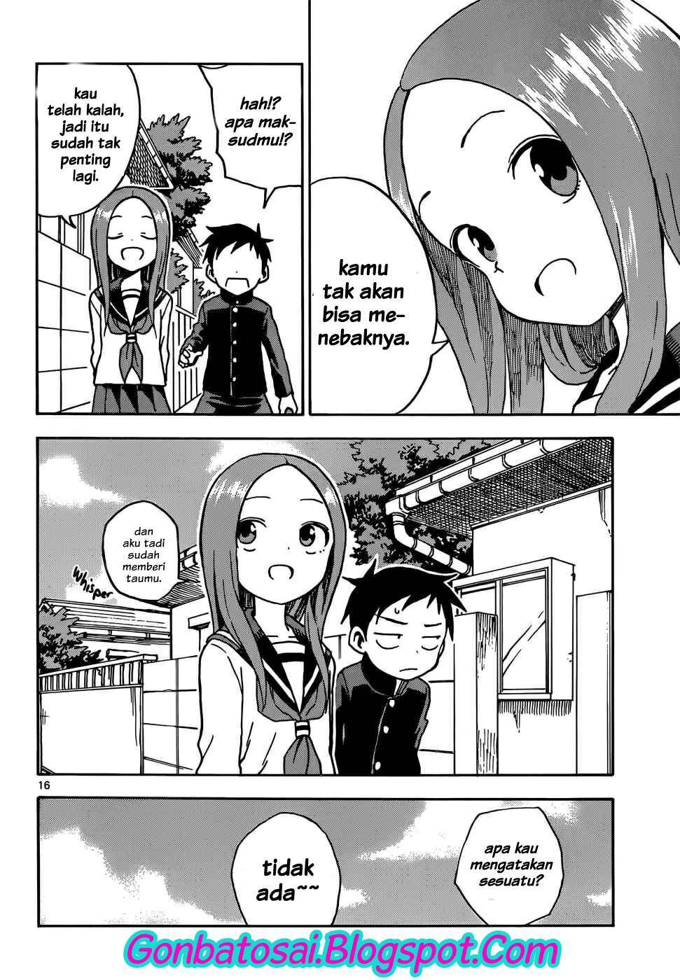 Karakai Jouzu no Takagi-san Chapter 67 Gambar 19