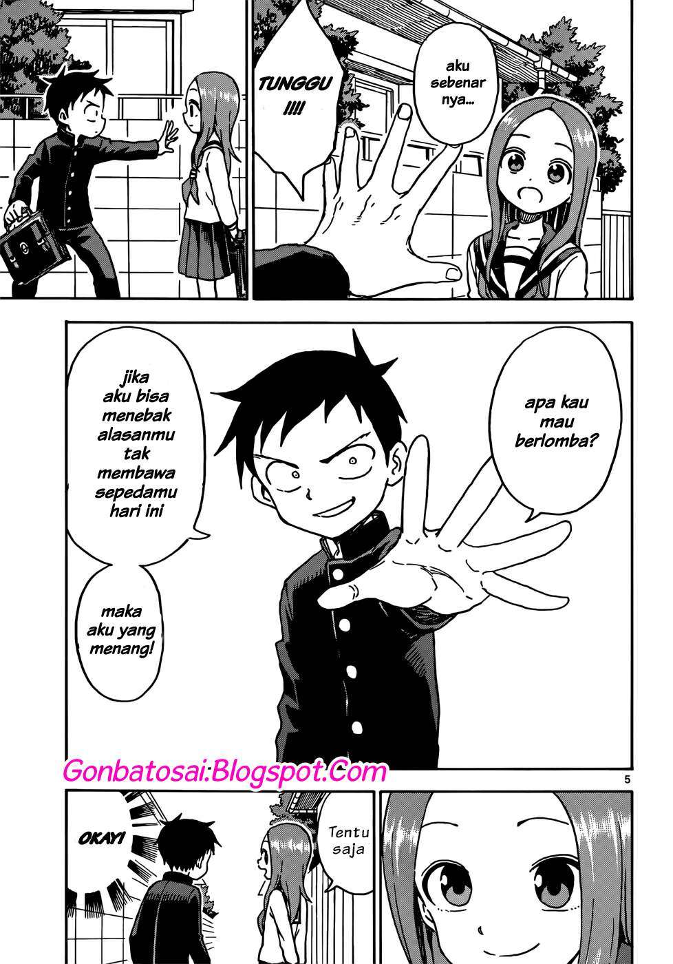 Karakai Jouzu no Takagi-san Chapter 67 Gambar 7
