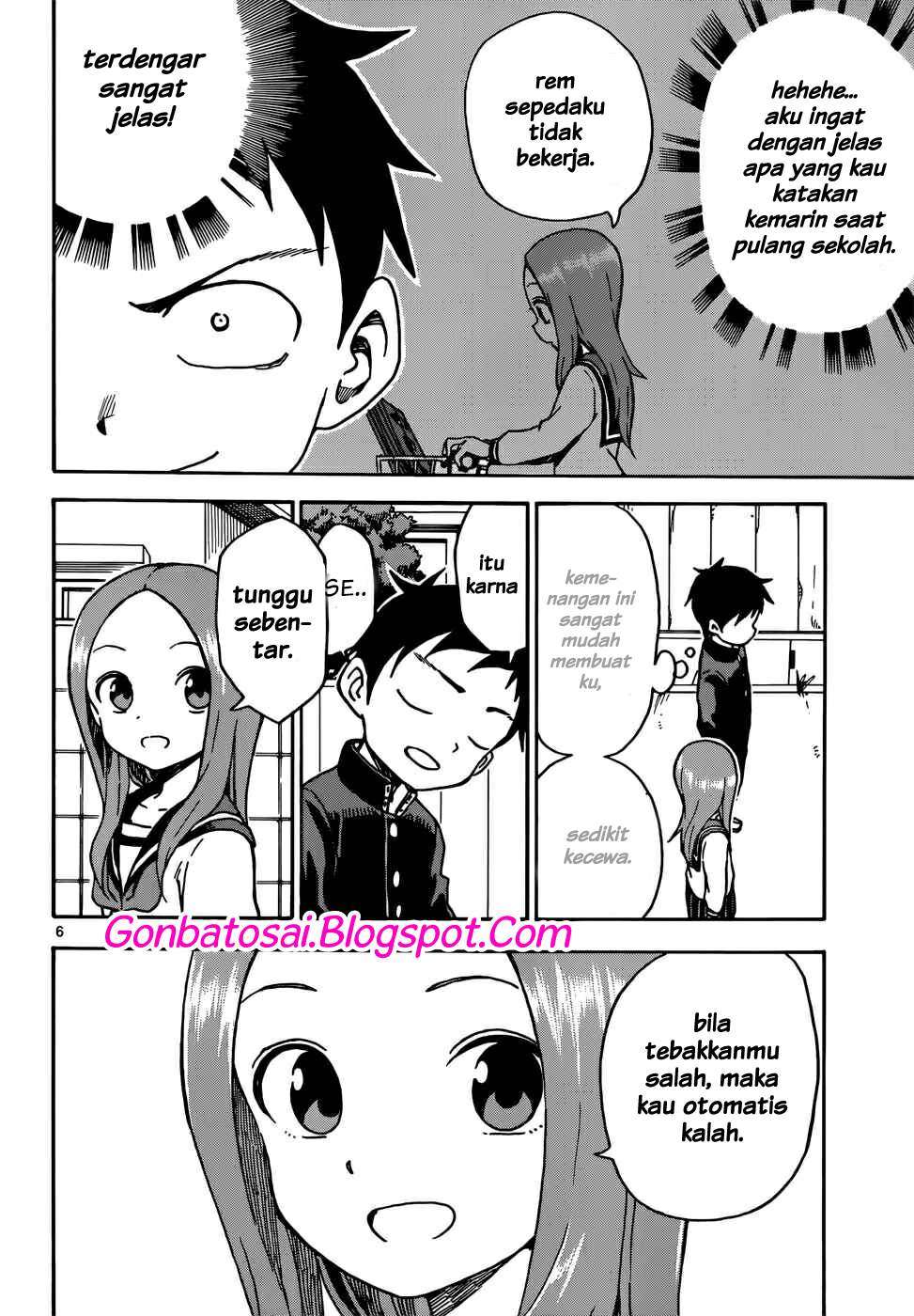 Karakai Jouzu no Takagi-san Chapter 67 Gambar 8