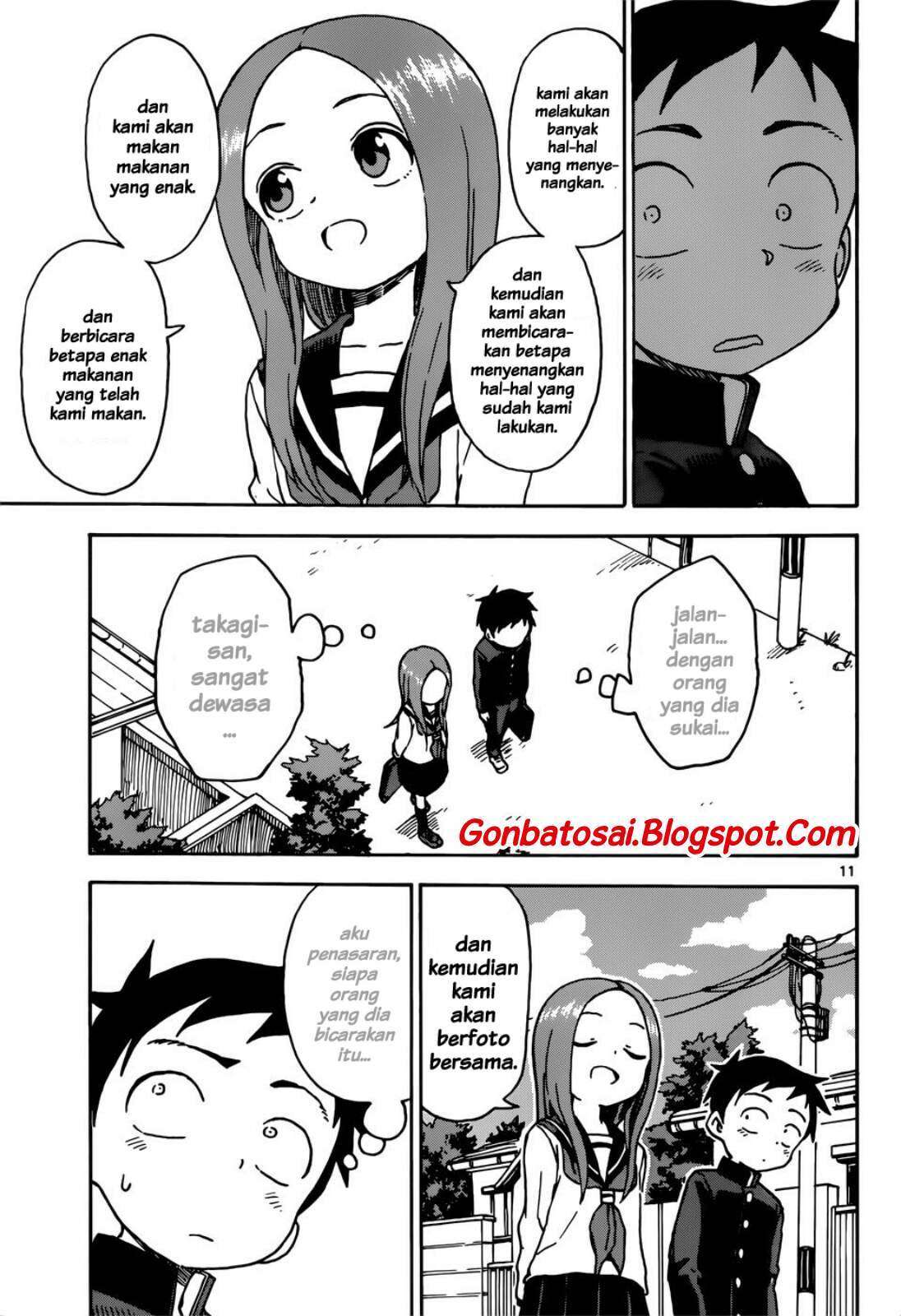 Karakai Jouzu no Takagi-san Chapter 66 Gambar 13