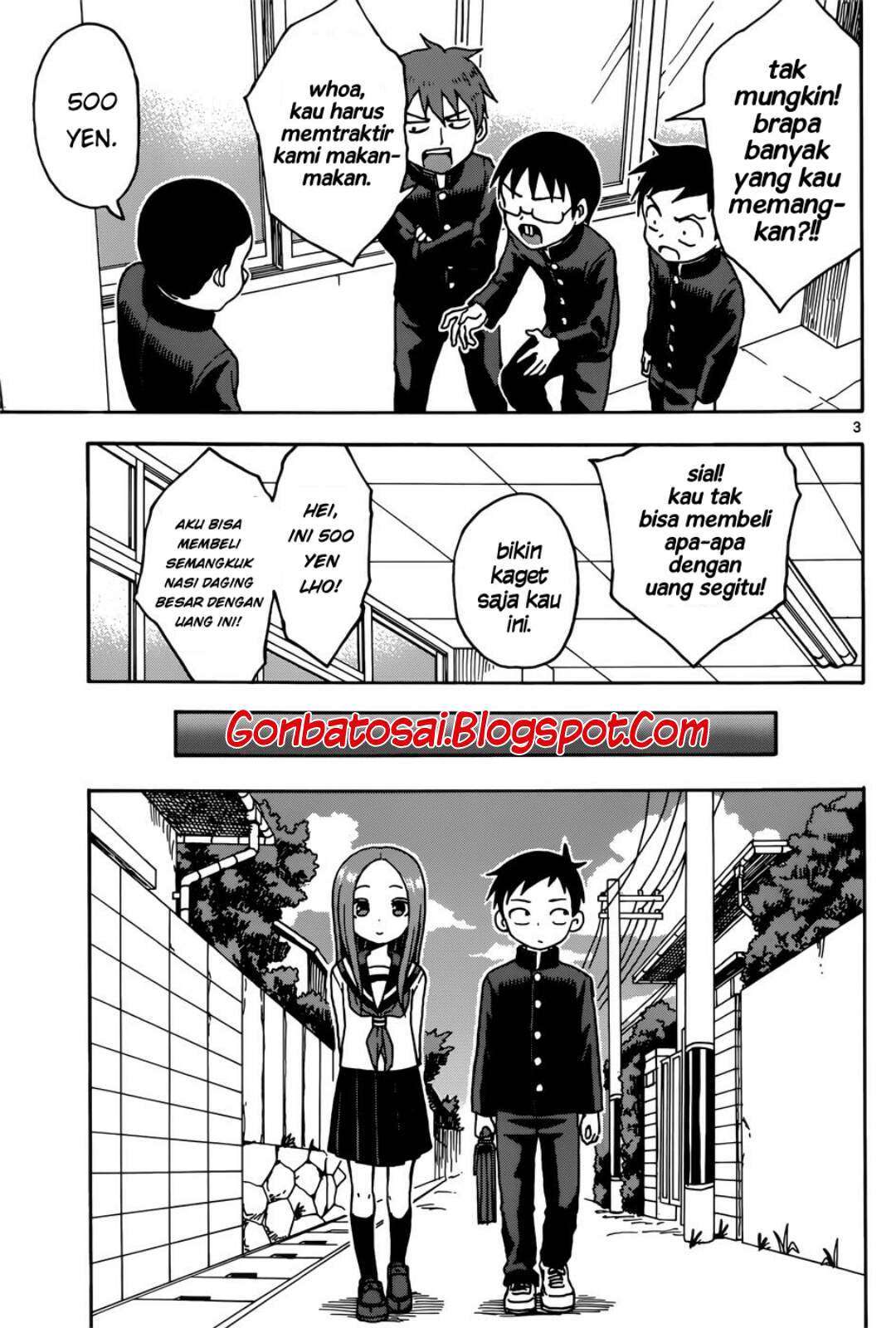 Karakai Jouzu no Takagi-san Chapter 66 Gambar 4
