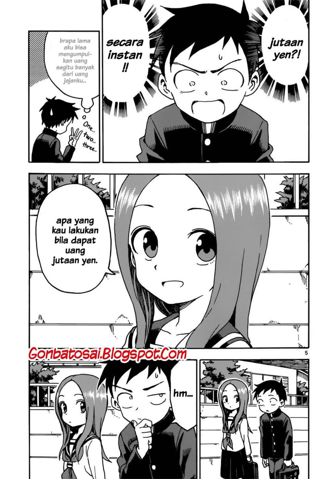Karakai Jouzu no Takagi-san Chapter 66 Gambar 6