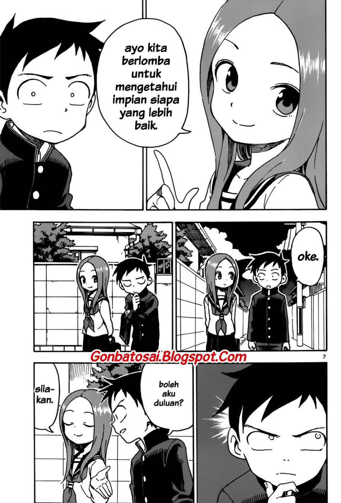 Karakai Jouzu no Takagi-san Chapter 66 Gambar 8