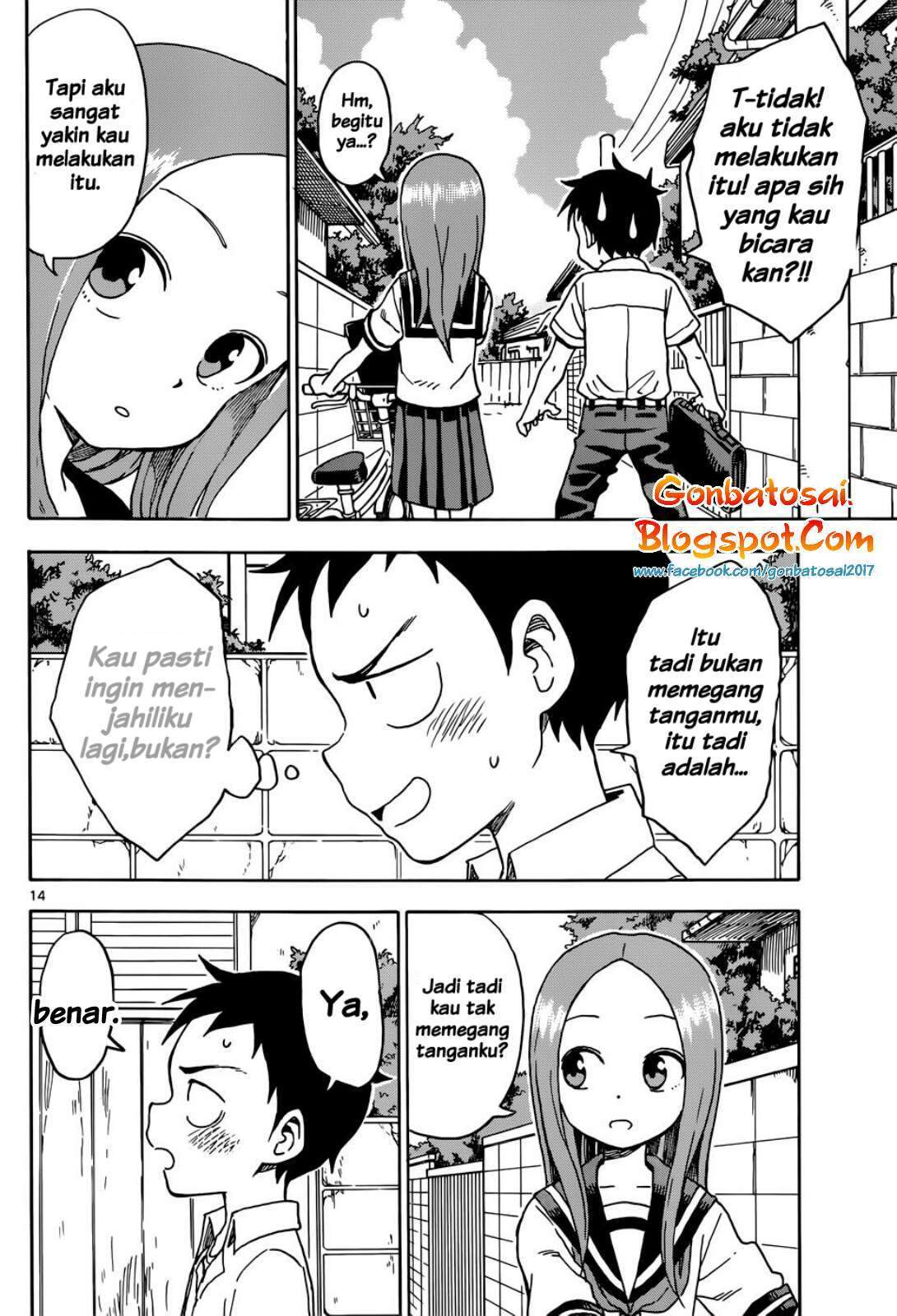 Karakai Jouzu no Takagi-san Chapter 64 Gambar 17