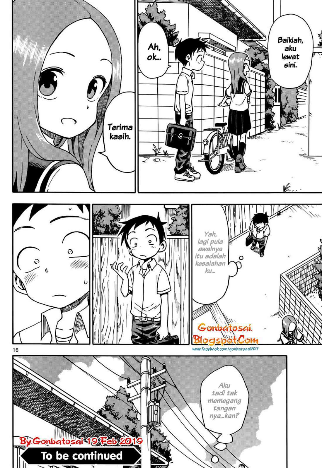 Karakai Jouzu no Takagi-san Chapter 64 Gambar 19