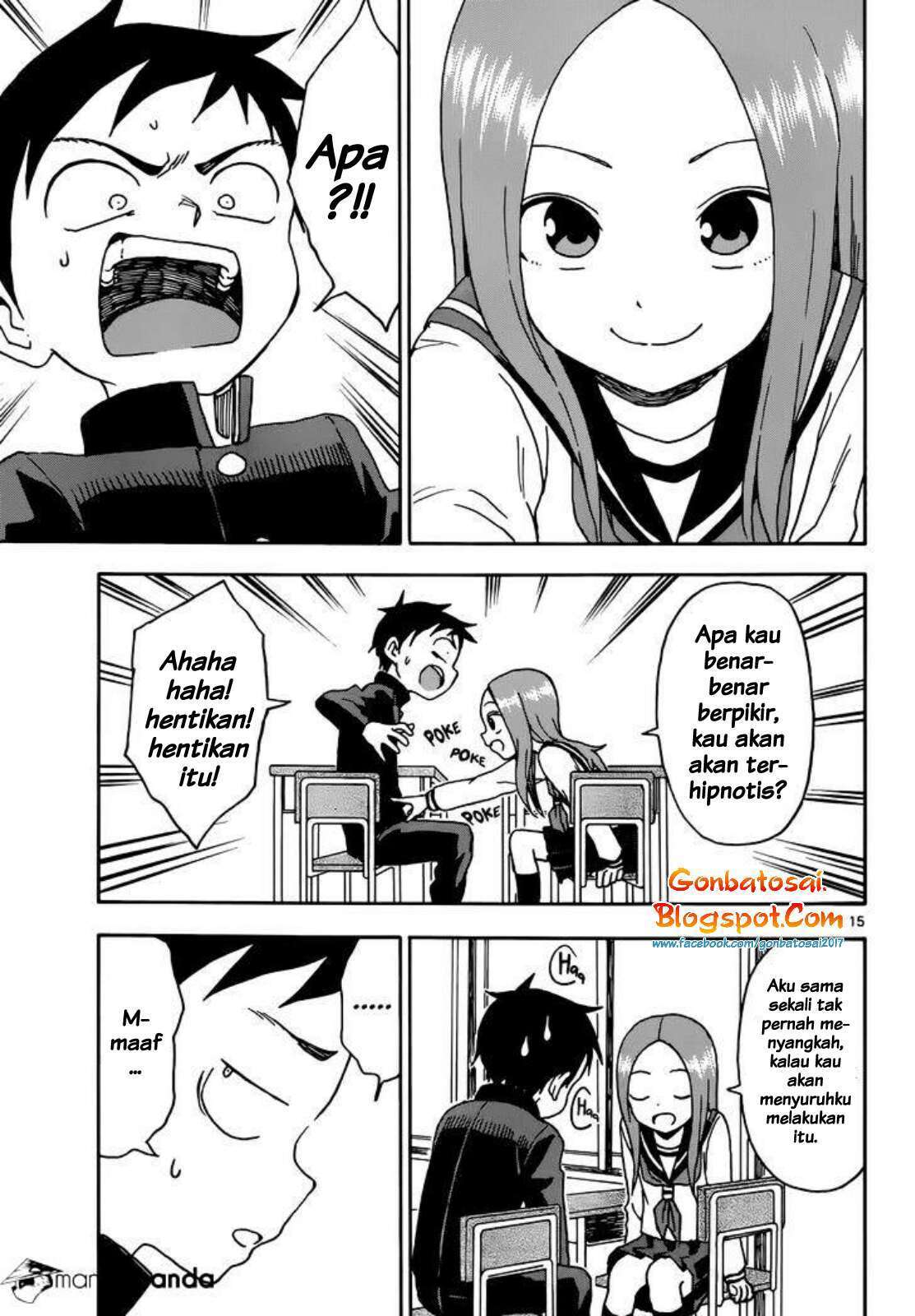 Karakai Jouzu no Takagi-san Chapter 63 Gambar 19