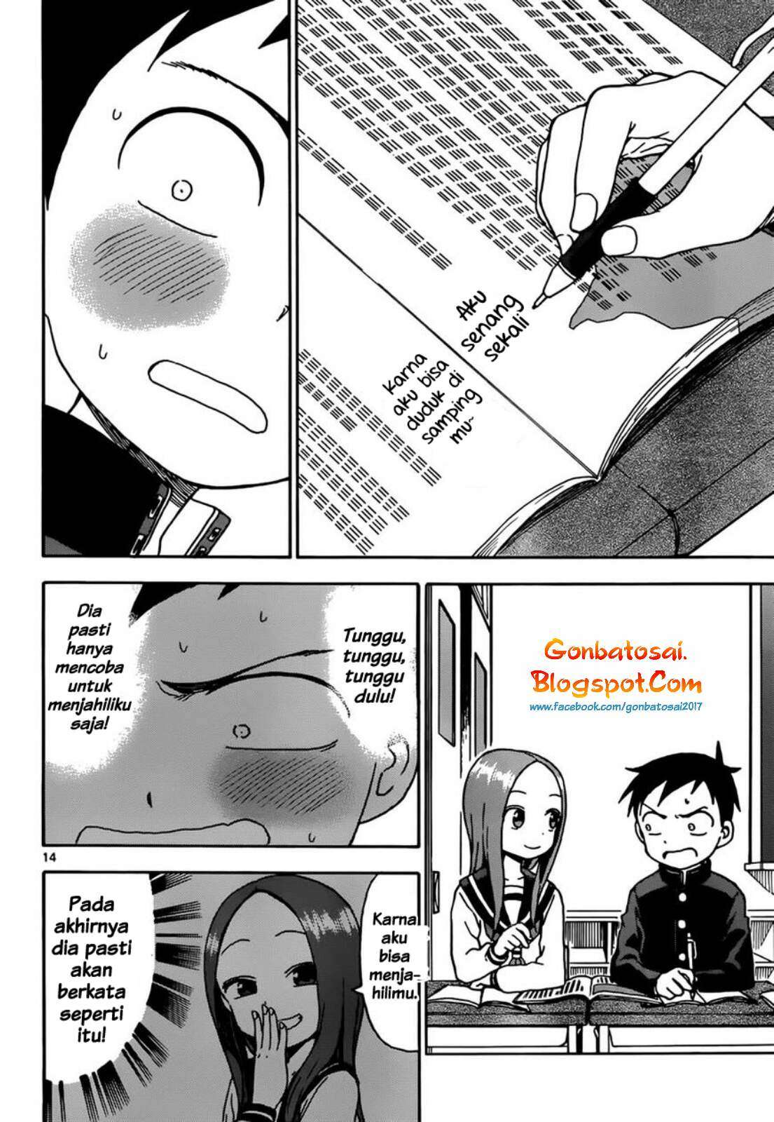 Karakai Jouzu no Takagi-san Chapter 61 Gambar 18