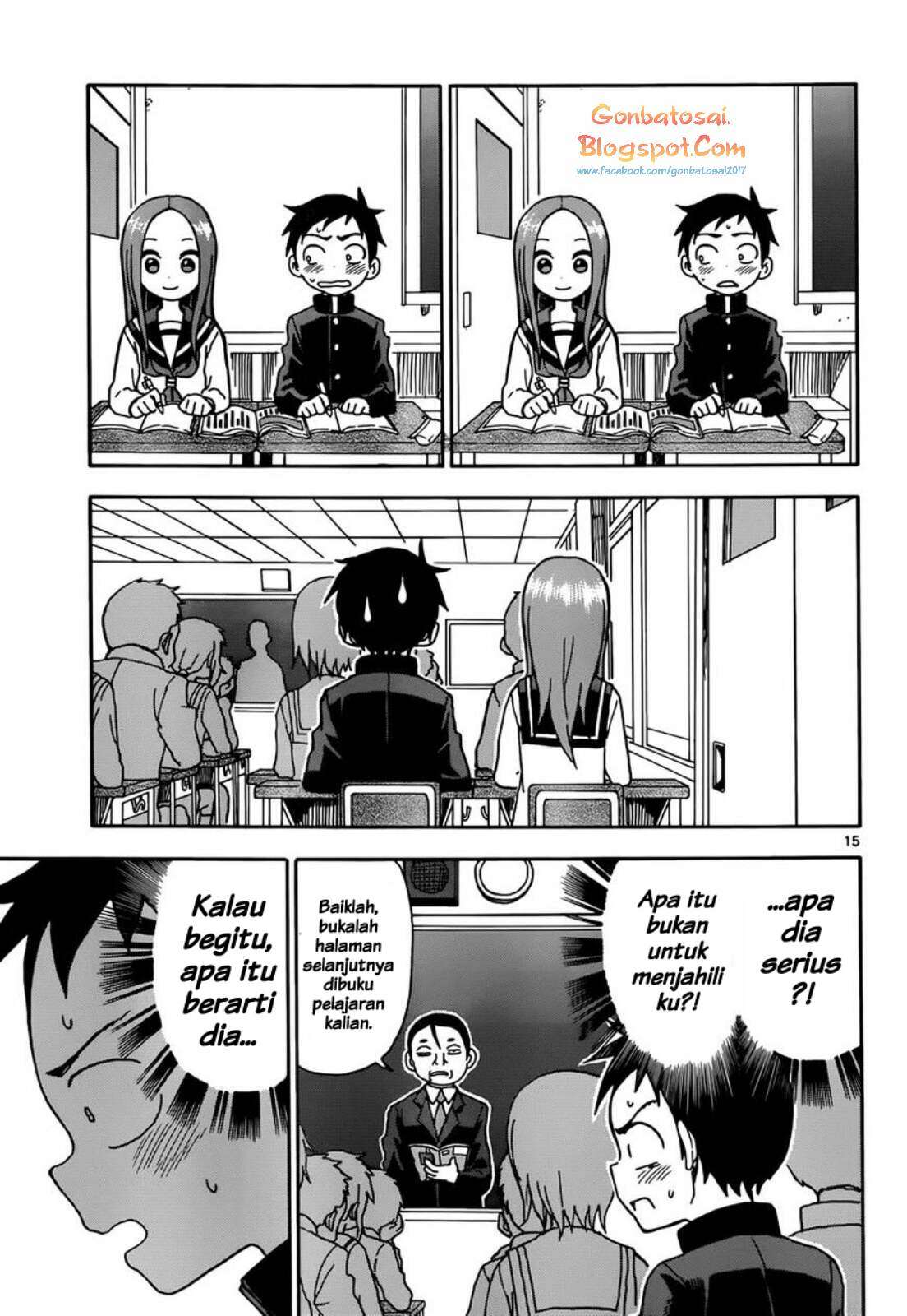 Karakai Jouzu no Takagi-san Chapter 61 Gambar 19