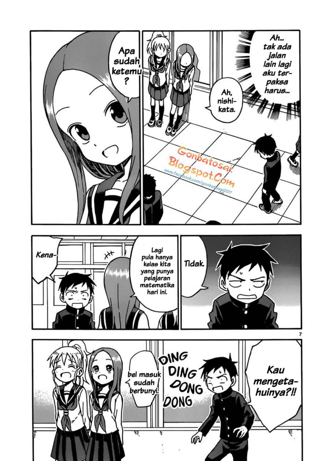 Karakai Jouzu no Takagi-san Chapter 61 Gambar 9