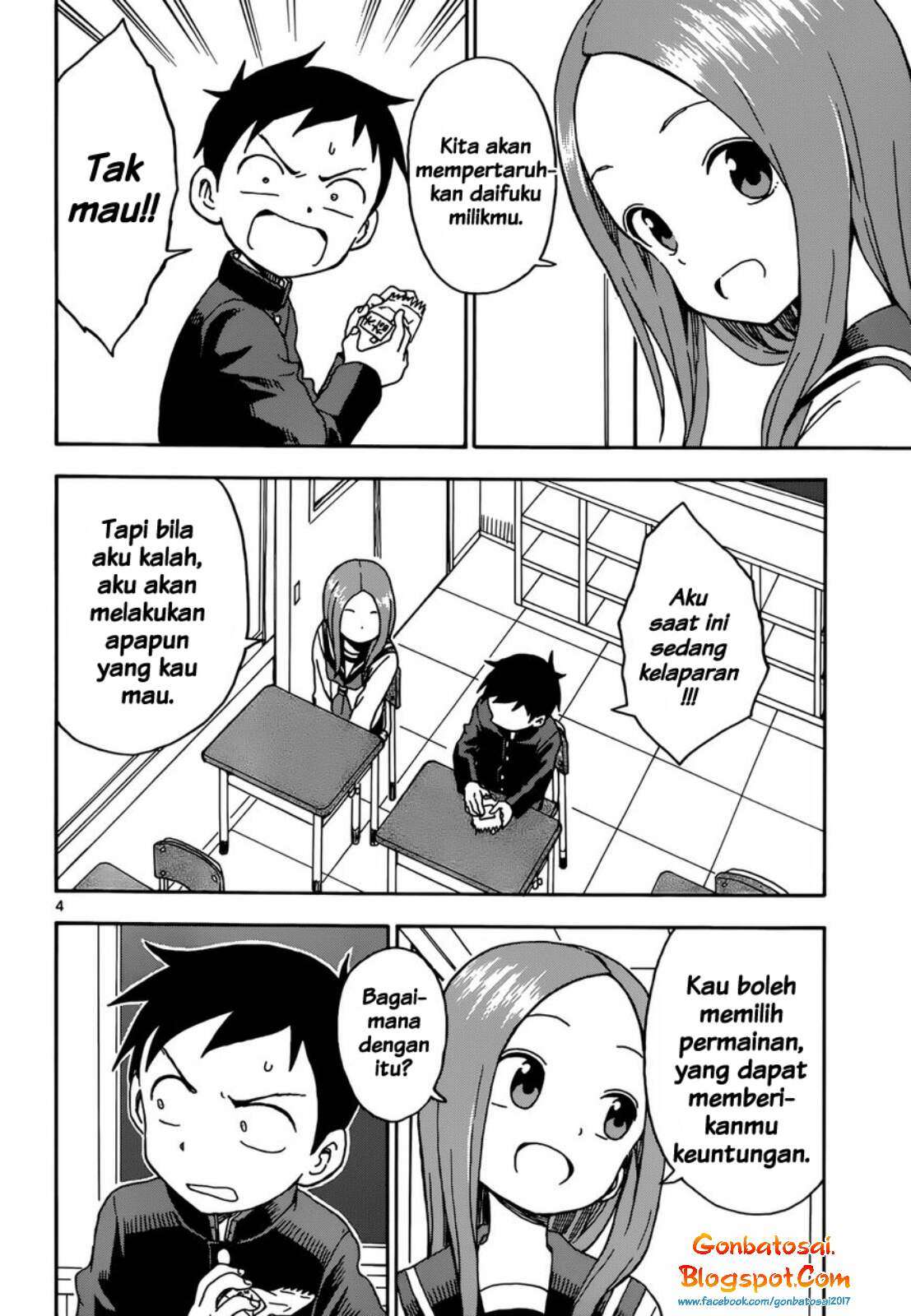Karakai Jouzu no Takagi-san Chapter 54 Gambar 5