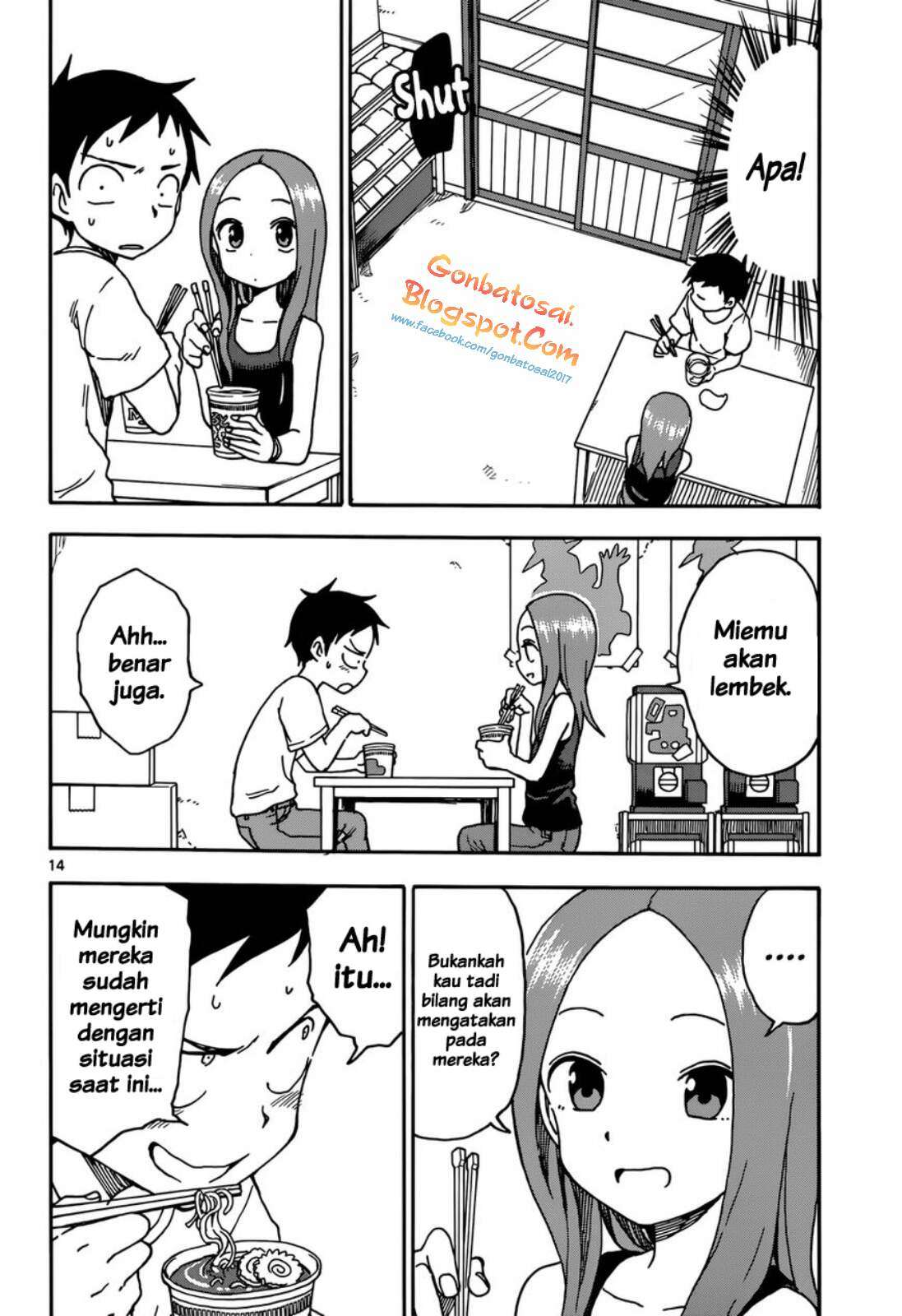 Karakai Jouzu no Takagi-san Chapter 53 Gambar 17