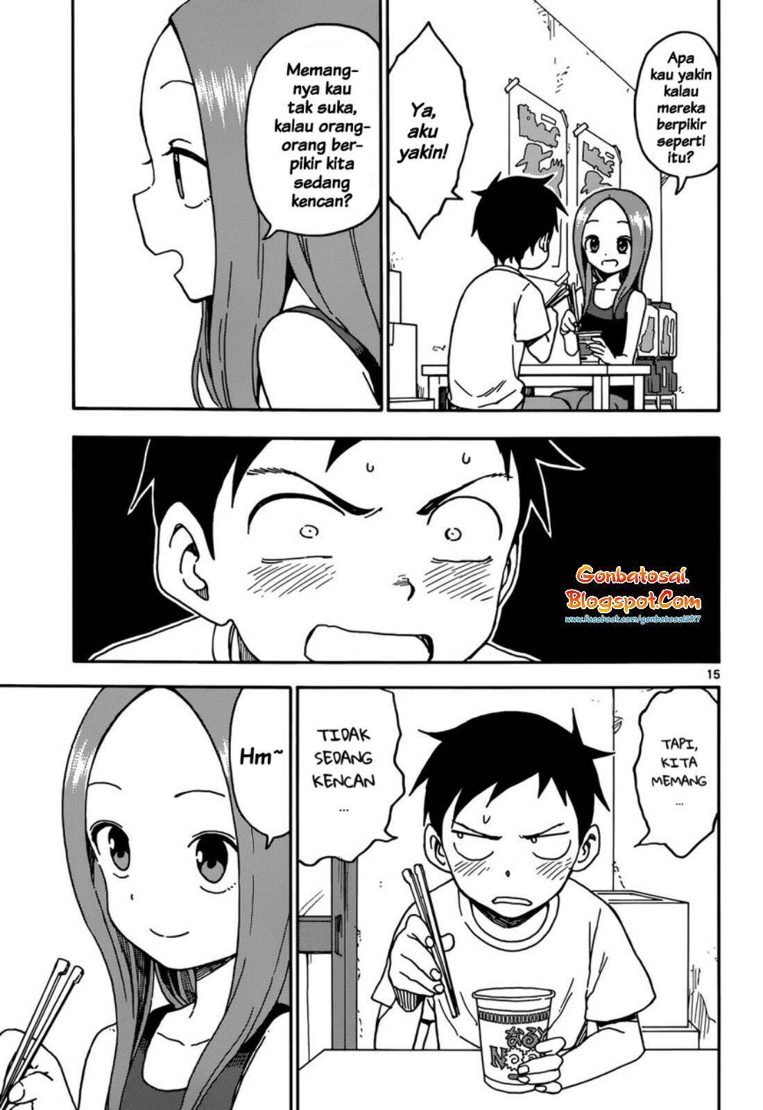 Karakai Jouzu no Takagi-san Chapter 53 Gambar 18