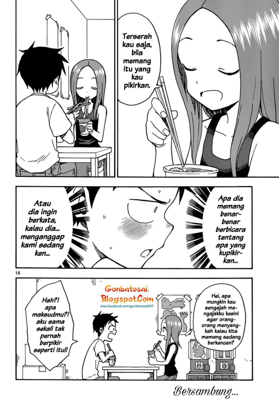 Karakai Jouzu no Takagi-san Chapter 53 Gambar 19