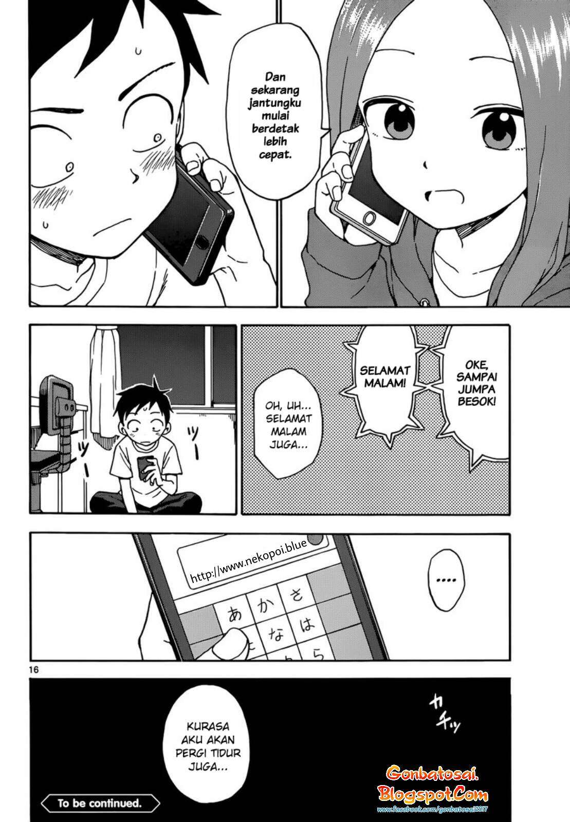 Karakai Jouzu no Takagi-san Chapter 43 Gambar 18