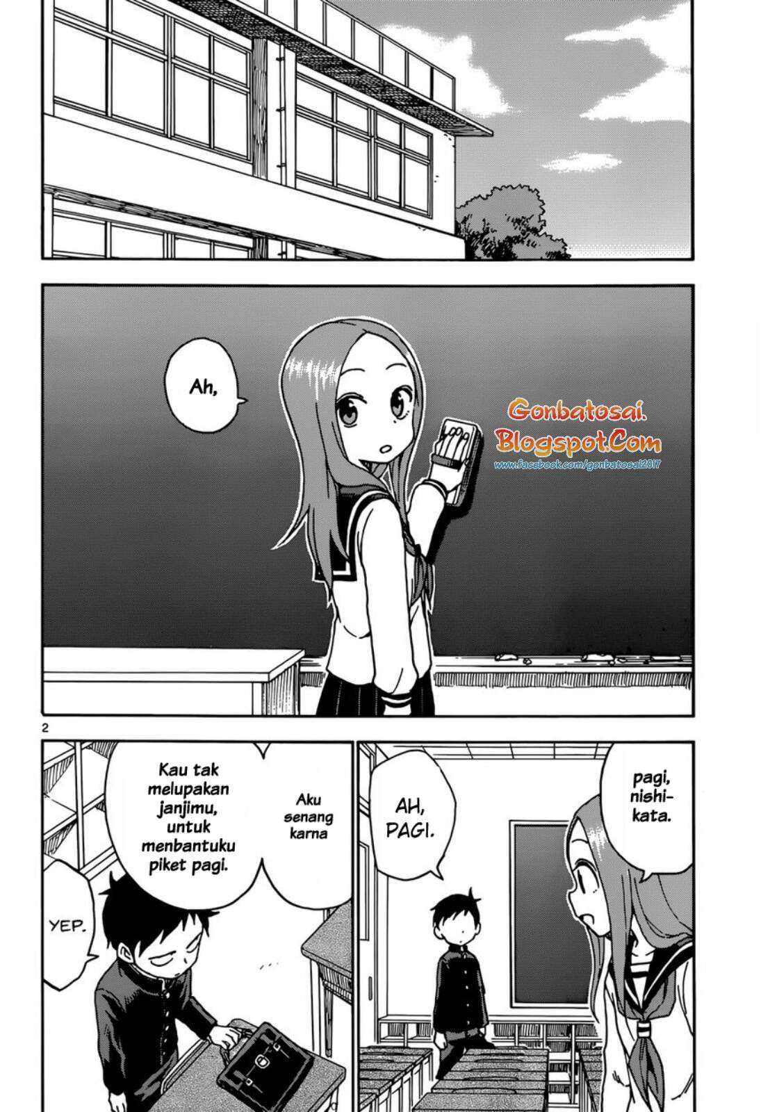Karakai Jouzu no Takagi-san Chapter 43 Gambar 3
