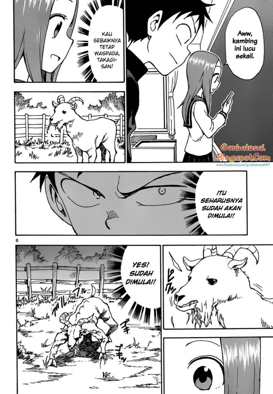 Karakai Jouzu no Takagi-san Chapter 43 Gambar 9