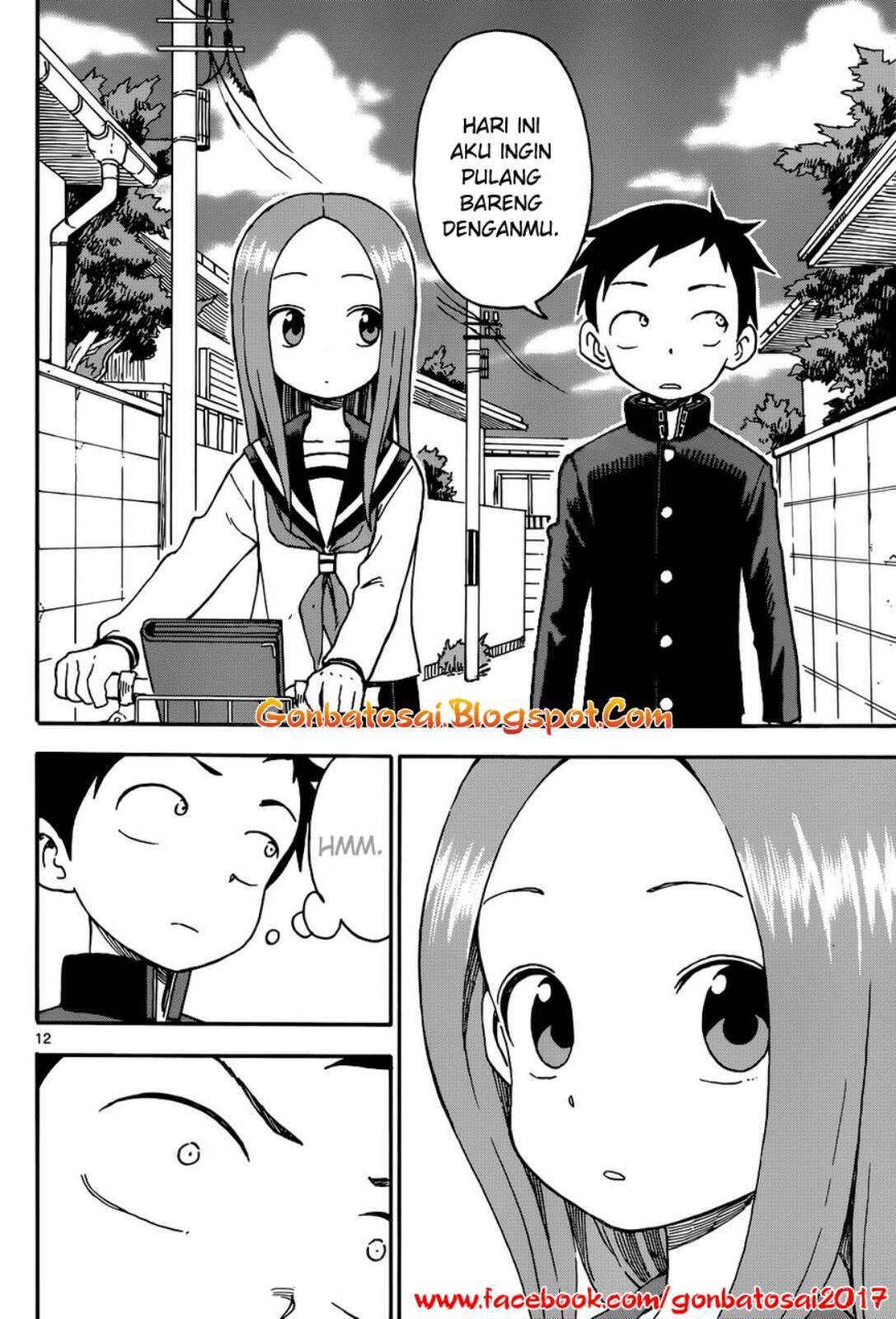 Karakai Jouzu no Takagi-san Chapter 36 Gambar 14