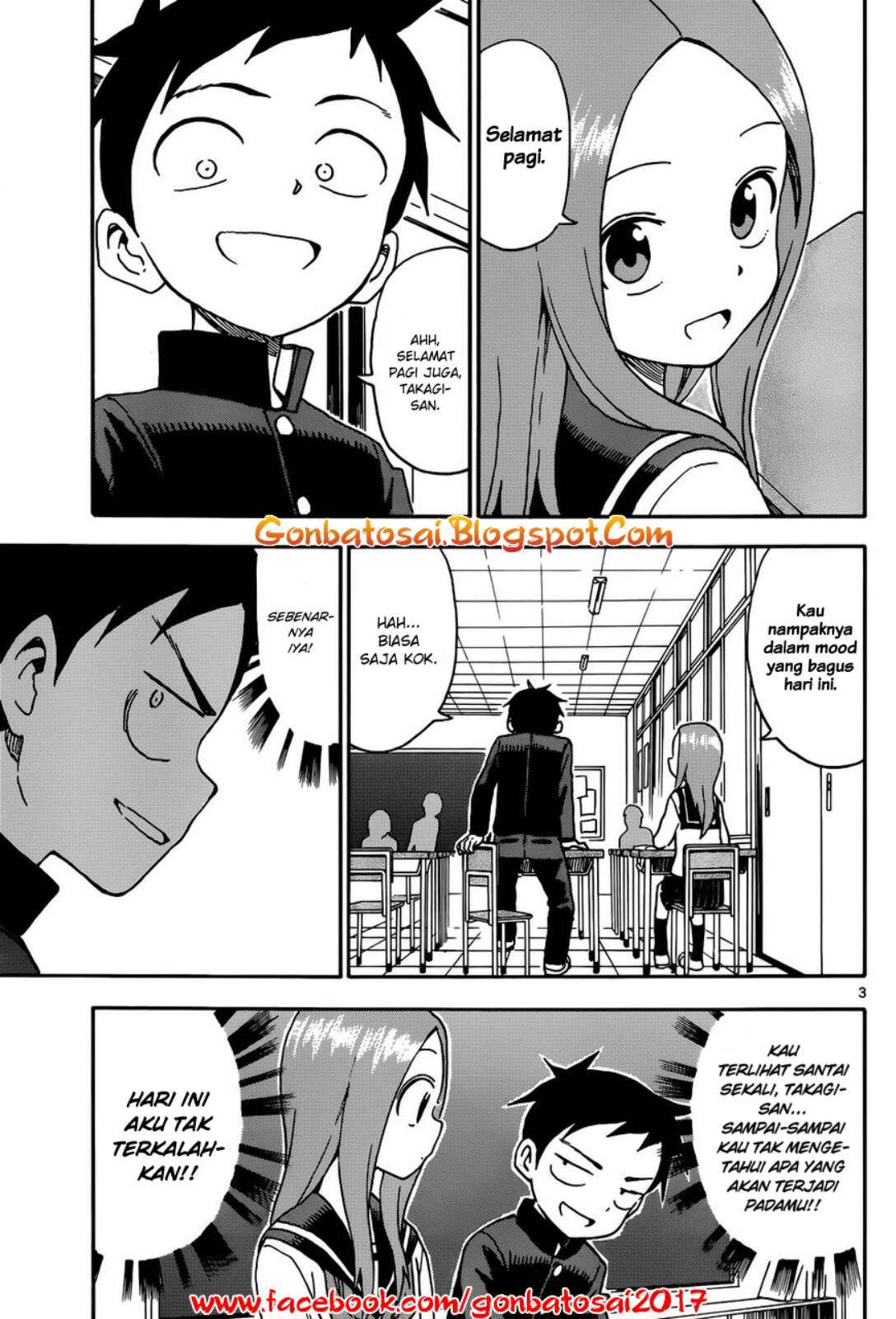 Karakai Jouzu no Takagi-san Chapter 36 Gambar 4