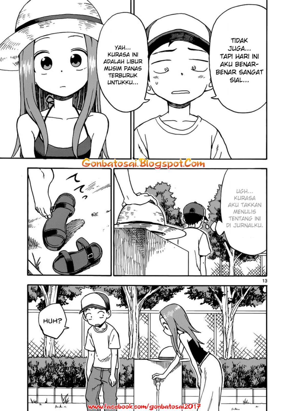 Karakai Jouzu no Takagi-san Chapter 35 Gambar 15