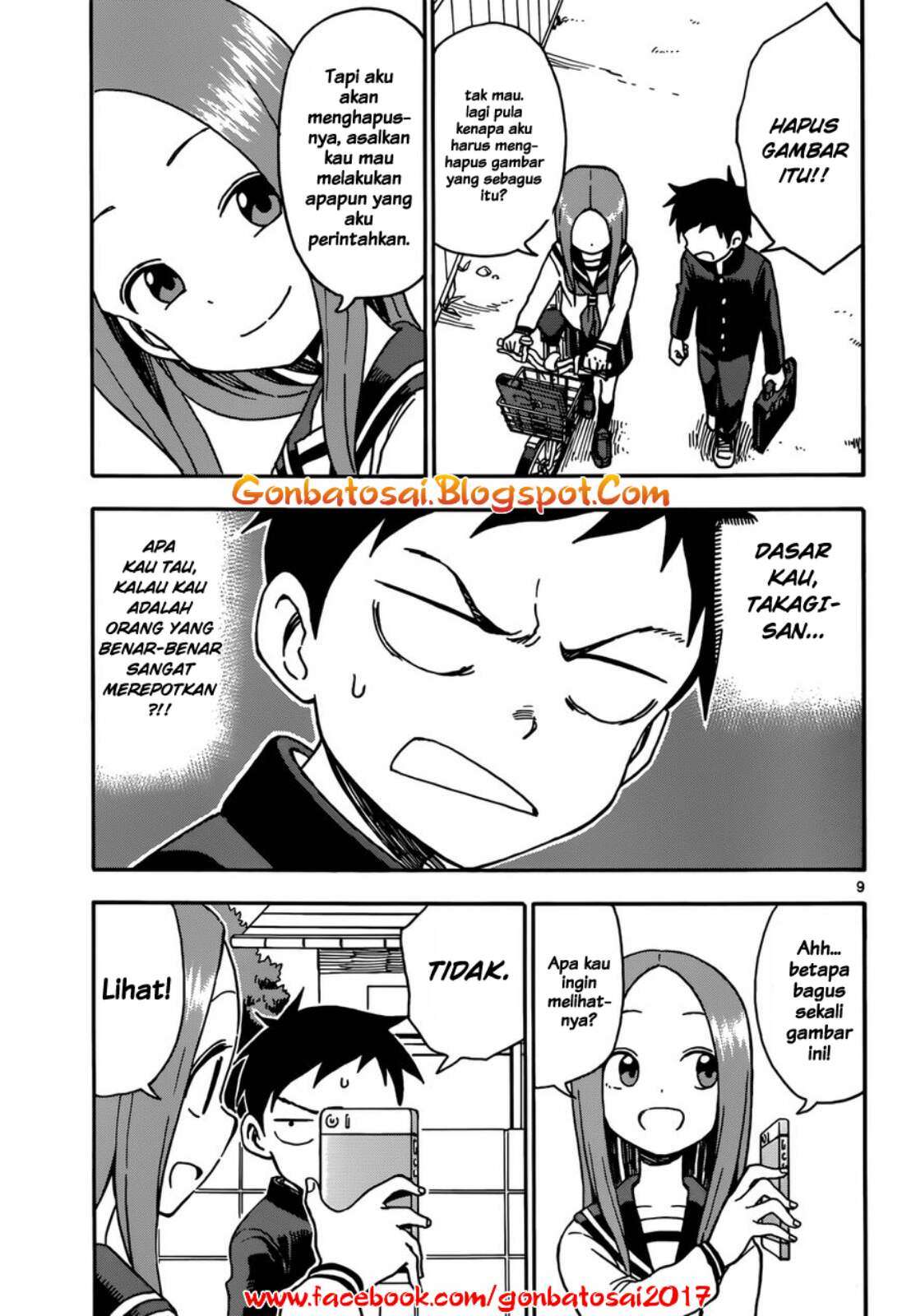 Karakai Jouzu no Takagi-san Chapter 34 Gambar 10