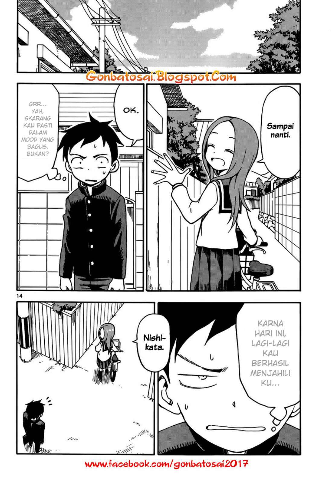 Karakai Jouzu no Takagi-san Chapter 34 Gambar 16