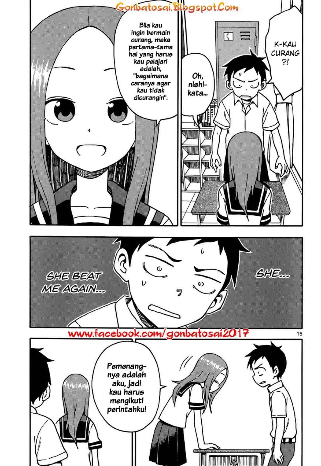 Karakai Jouzu no Takagi-san Chapter 33 Gambar 18