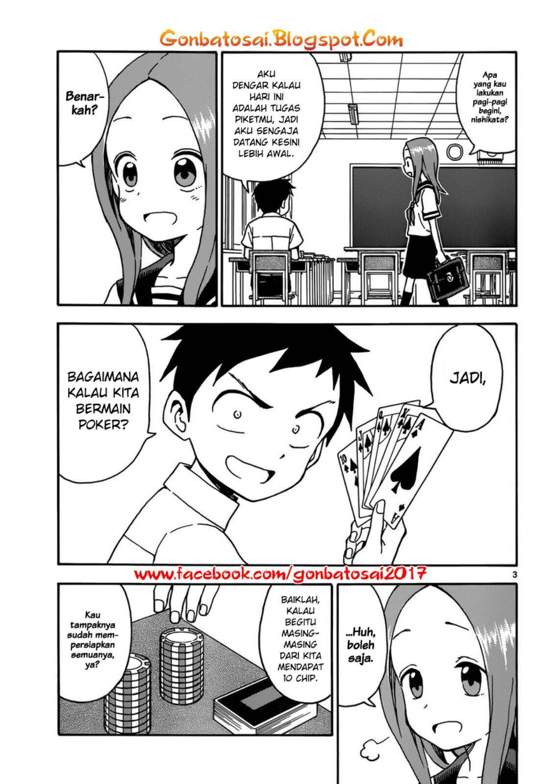 Karakai Jouzu no Takagi-san Chapter 33 Gambar 5