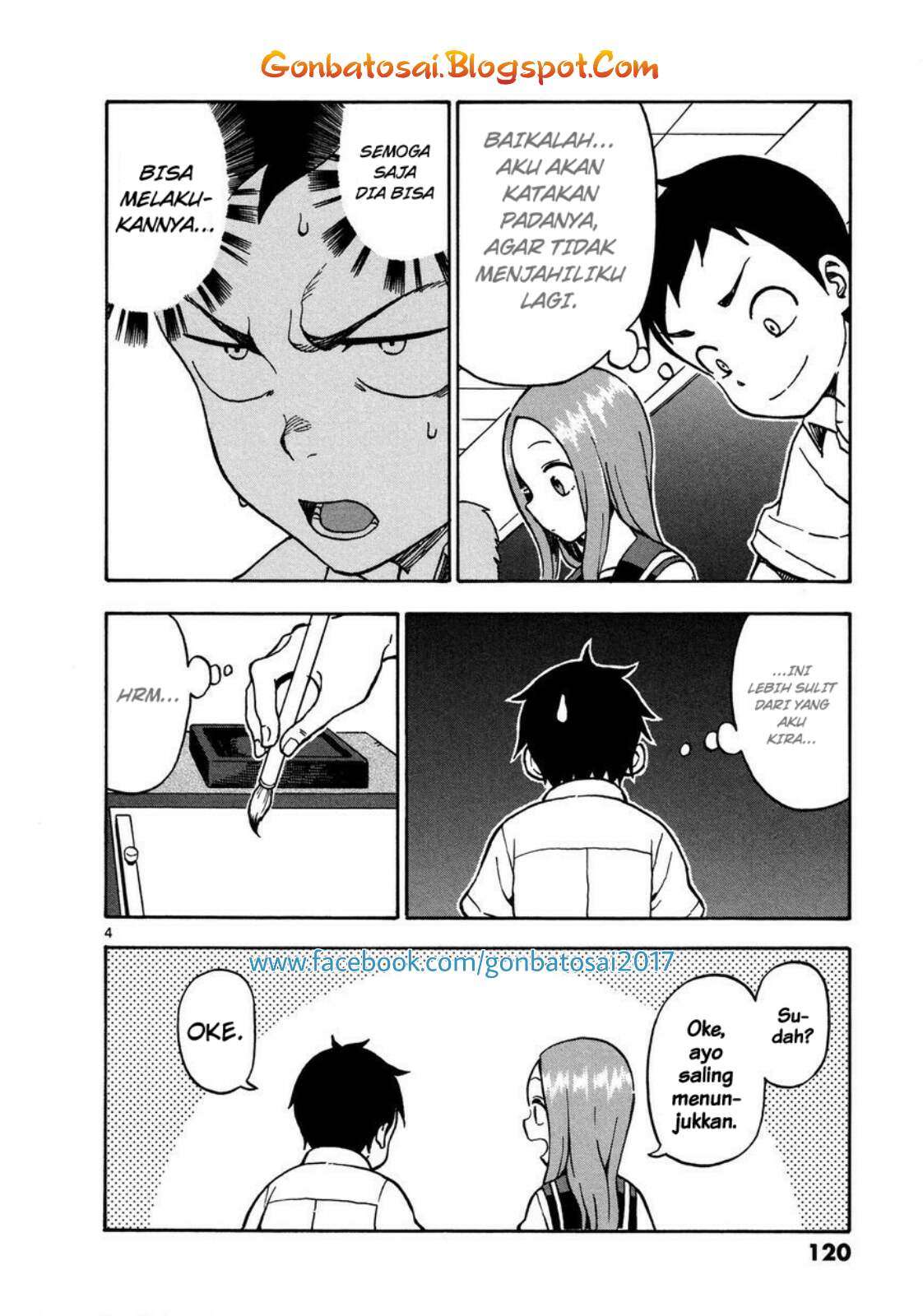 Karakai Jouzu no Takagi-san Chapter 25 Gambar 6