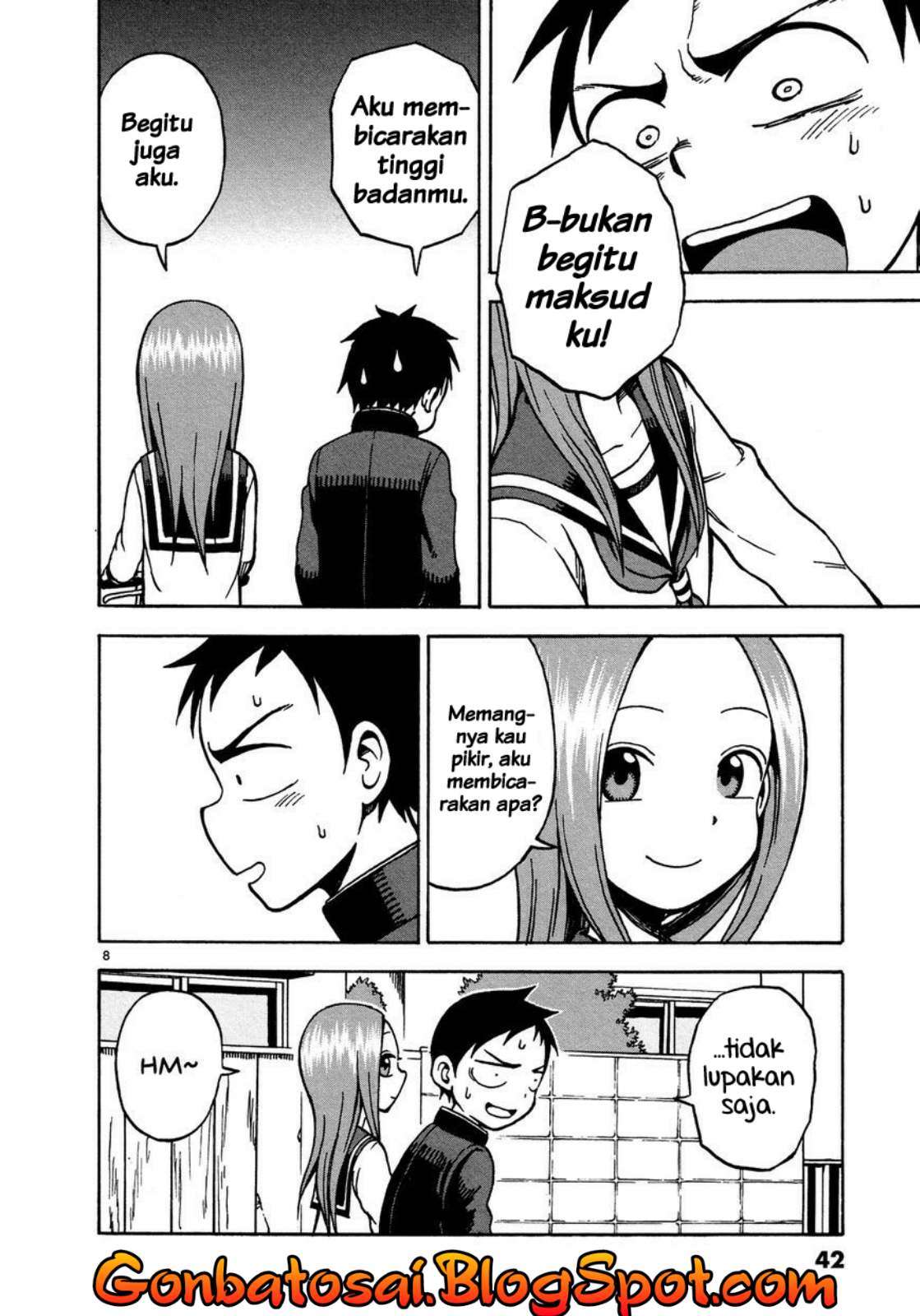 Karakai Jouzu no Takagi-san Chapter 20 Gambar 11