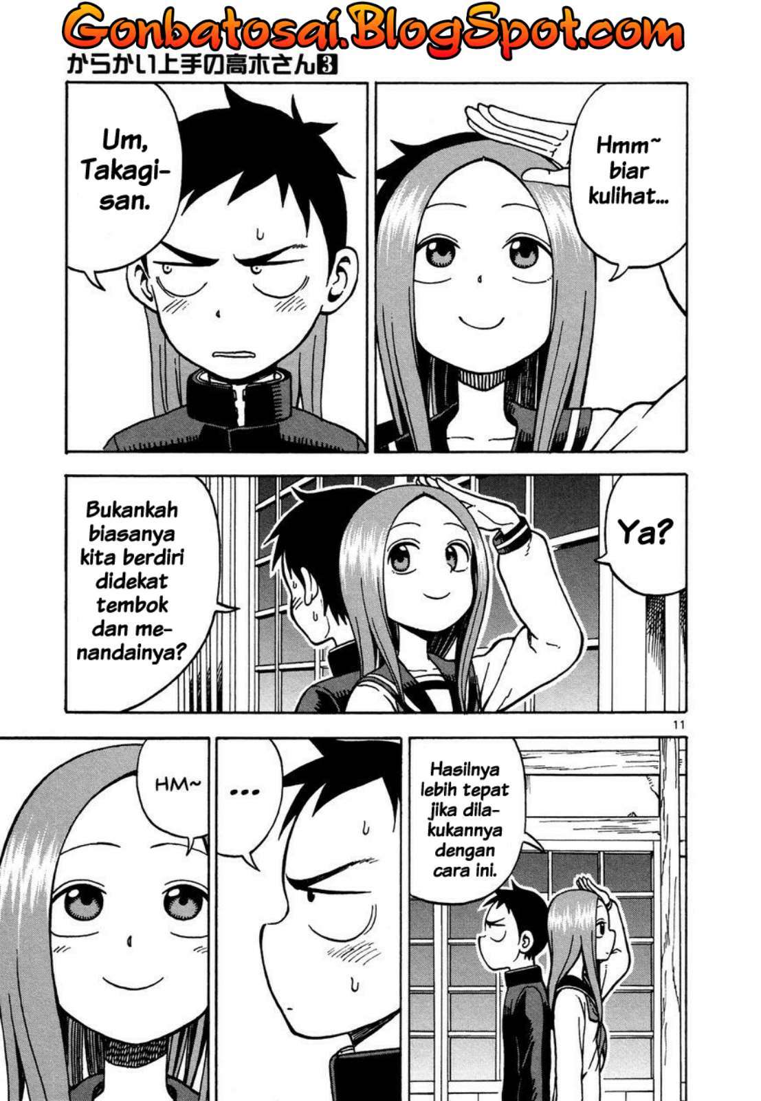 Karakai Jouzu no Takagi-san Chapter 20 Gambar 14