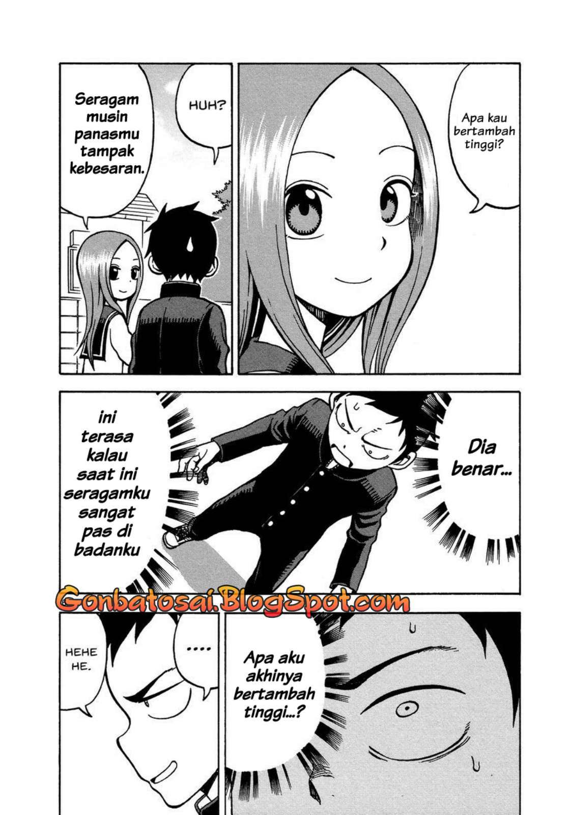 Karakai Jouzu no Takagi-san Chapter 20 Gambar 8