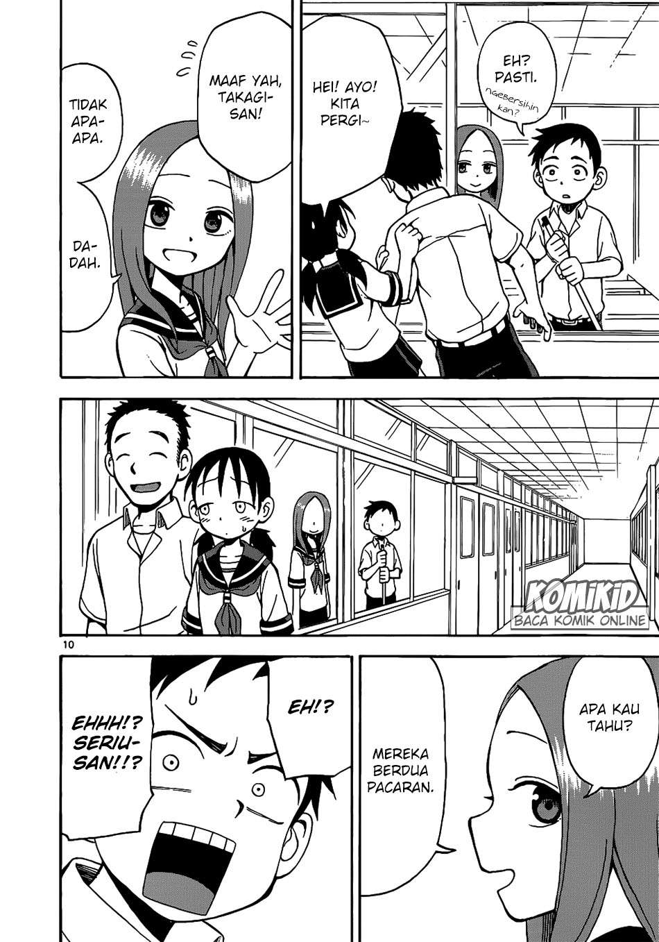 Karakai Jouzu no Takagi-san Chapter 14 Gambar 11