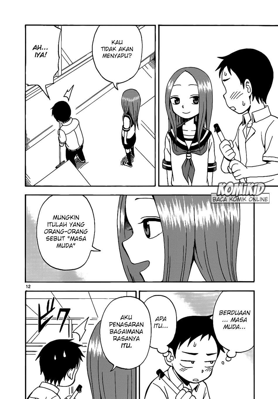 Karakai Jouzu no Takagi-san Chapter 14 Gambar 13