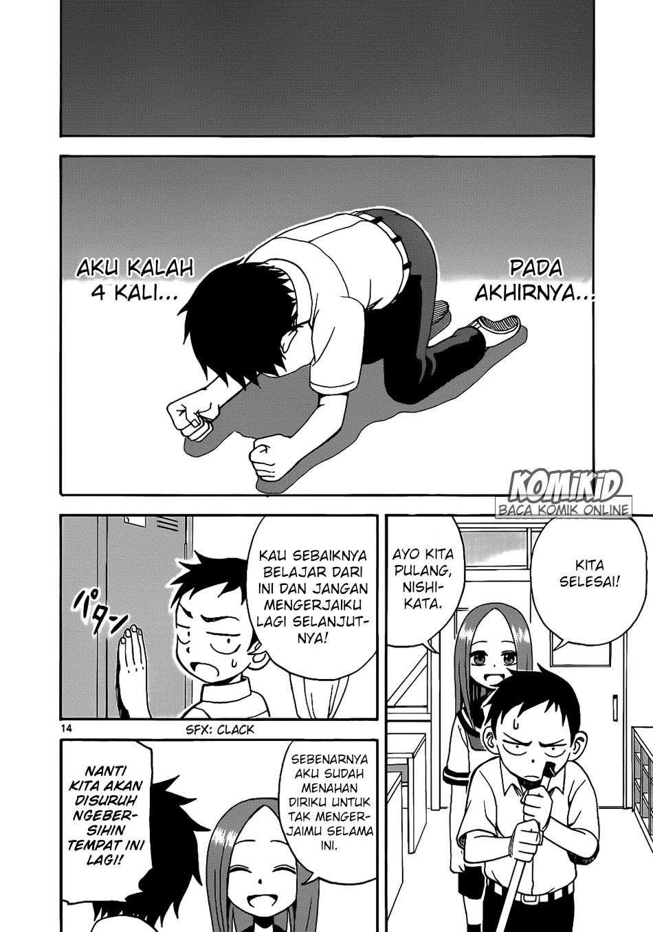 Karakai Jouzu no Takagi-san Chapter 14 Gambar 15