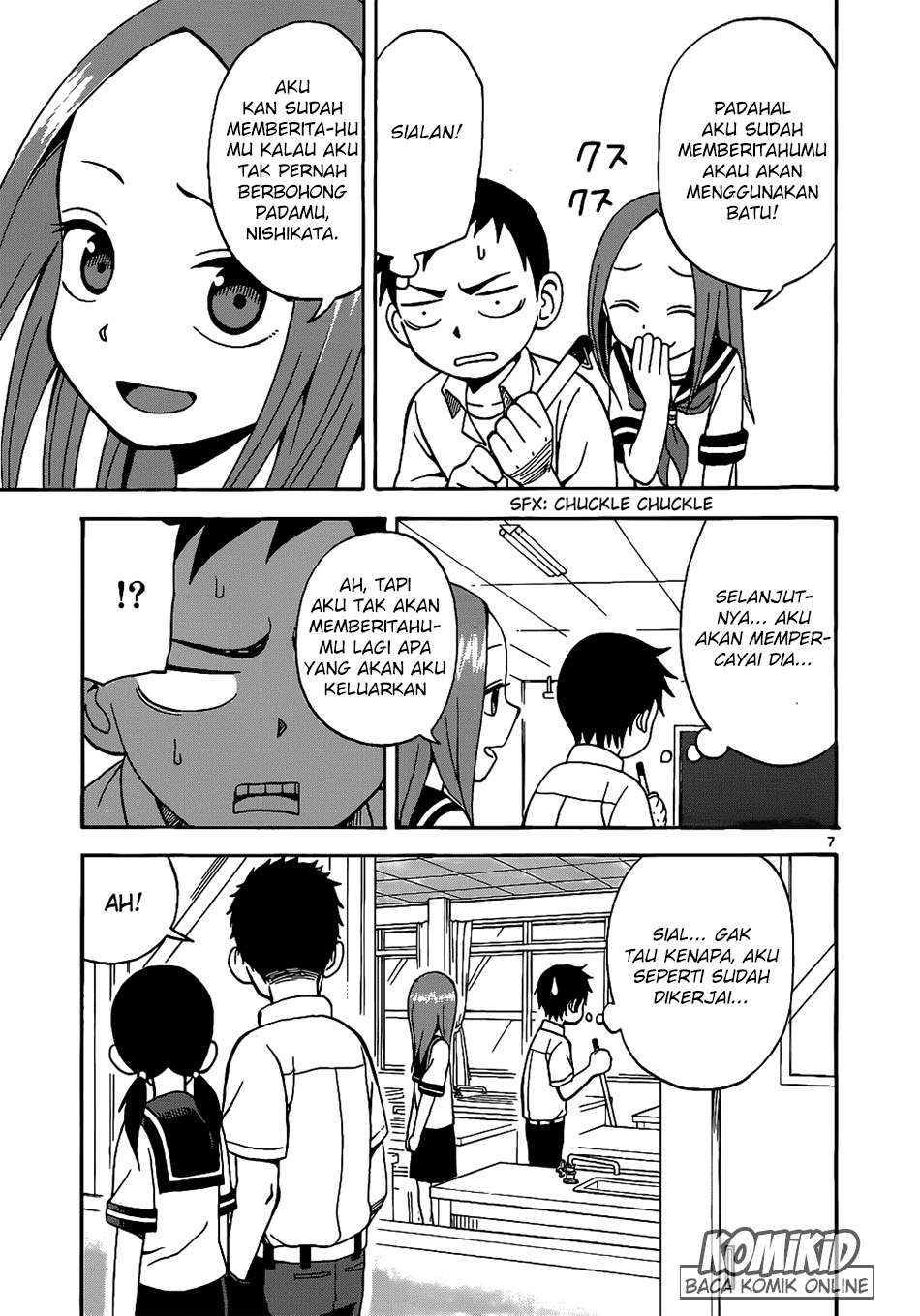 Karakai Jouzu no Takagi-san Chapter 14 Gambar 8
